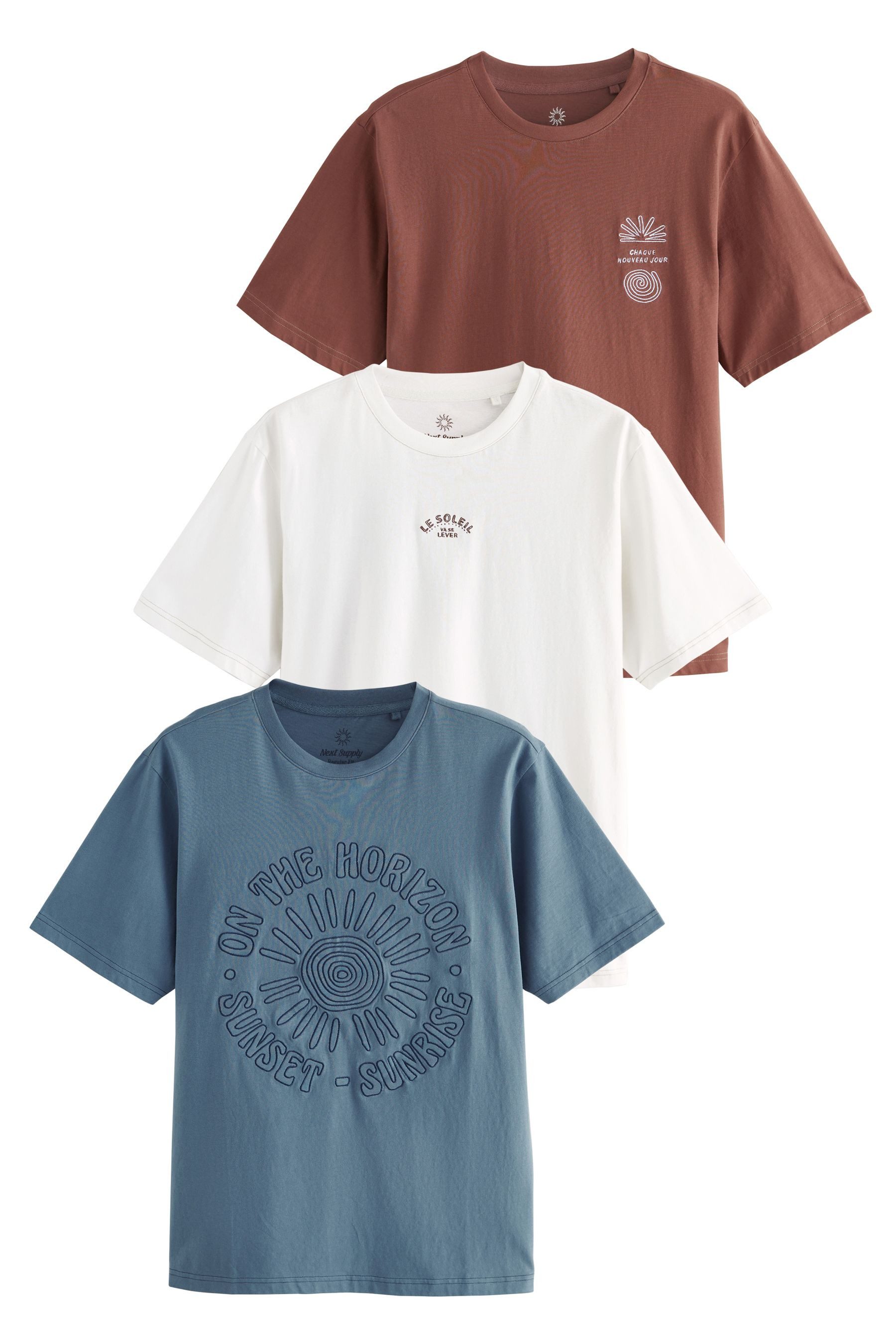 Next T-Shirt Grafik-T-Shirts aus 100 % Baumwolle günstig online kaufen