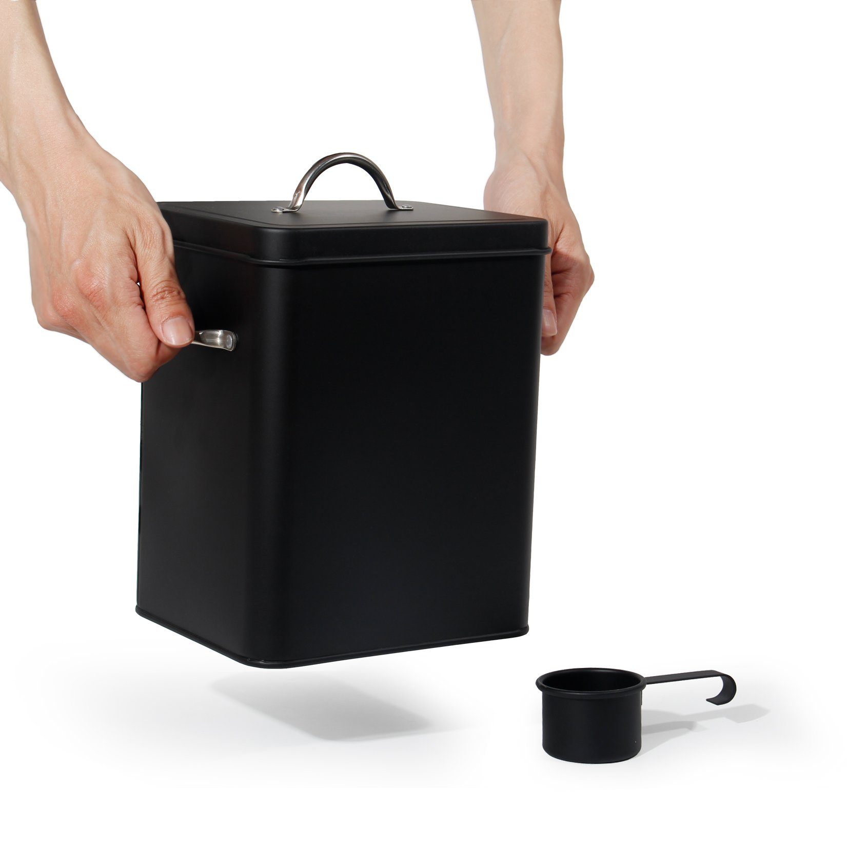 Zedelmaier Aufbewahrungsbox Waschpulver-box Waschmittelbox 6.5L (Satz, 1 box+Deckel+Schaufel), Multifunktionale Aufbewahrungsbox für Hundefutter, Katzenfutter – Bild 3 von 5