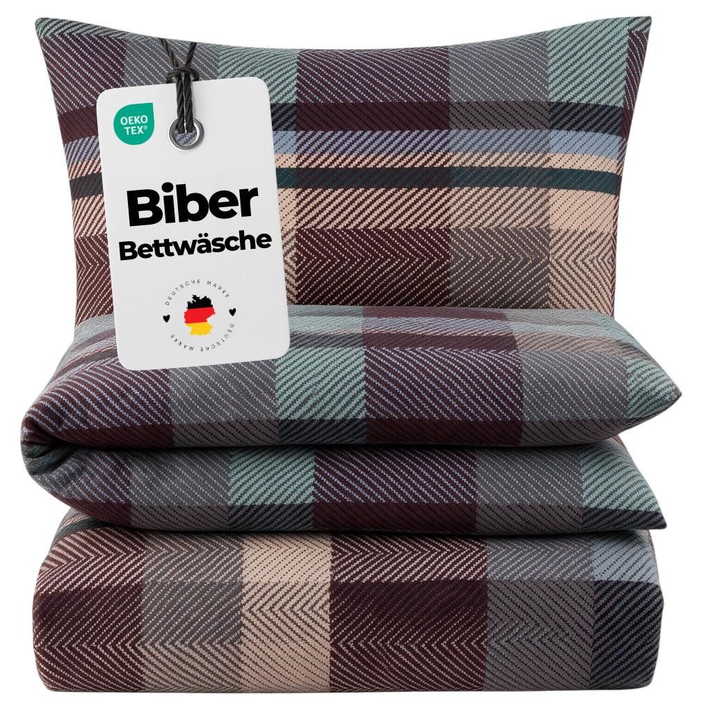 Rote Flanell Bettwäsche online kaufen