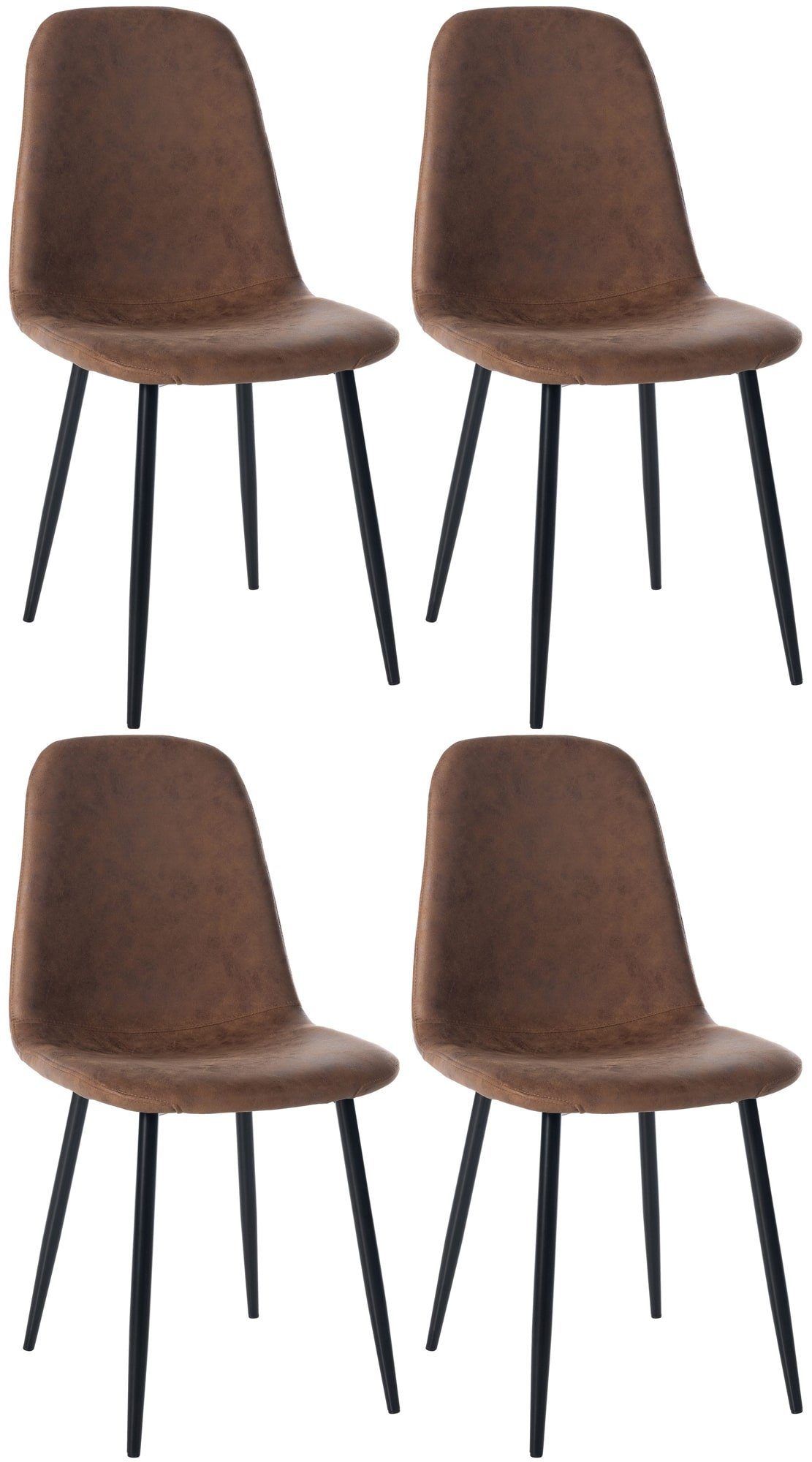 CLP Esszimmerstuhl Napier (4er Set), Metall, günstig online kaufen