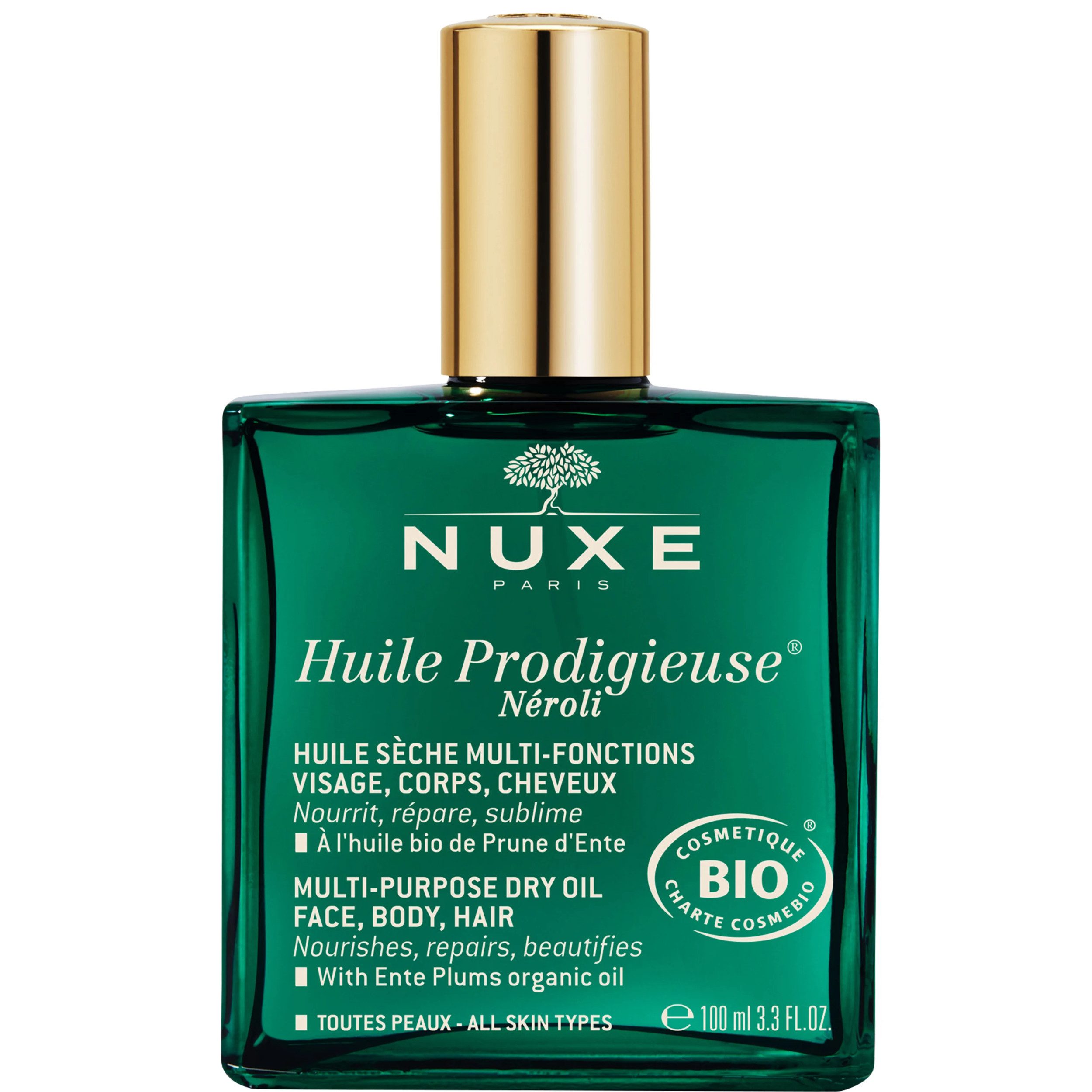 Nuxe Körperöl NUXE Huile Prodigieuse Néroli + Duschgel Pflegeset, Natürliches Pflegeöl & Aromadusche