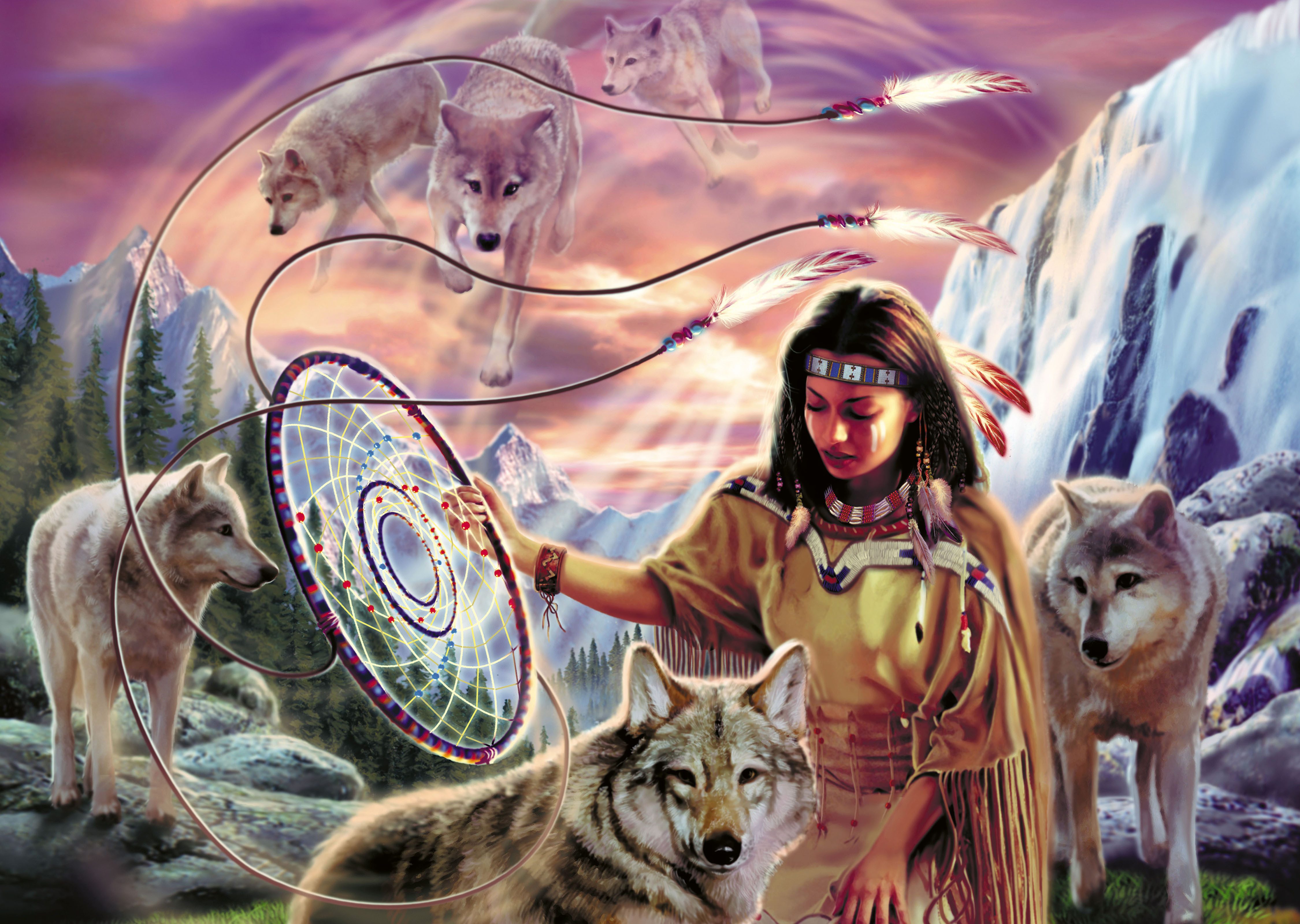 Ravensburger Puzzle Die Traumfängerin, 1000 Puzzleteile, Made in Germany günstig online kaufen