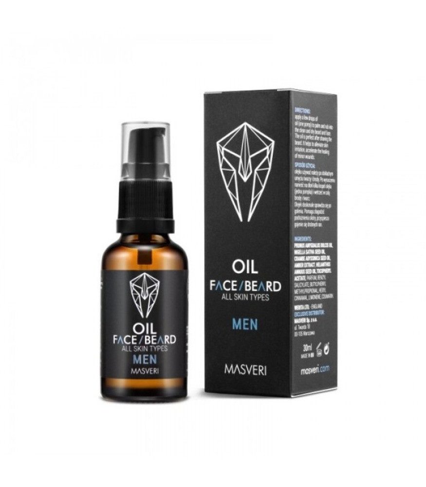Masveri Bartöl Masveri, Masveri, Beard Oil, Paraben-Free, For Moisturizing, 30ml
