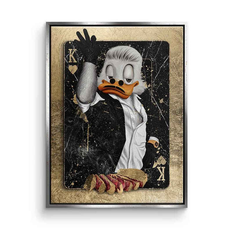 DOTCOMCANVAS® Leinwandbild Nusret Duck, Leinwand Bild Nusret Duck luxus Wandbild Kunstdruck Nusret Gökçe Dubai
