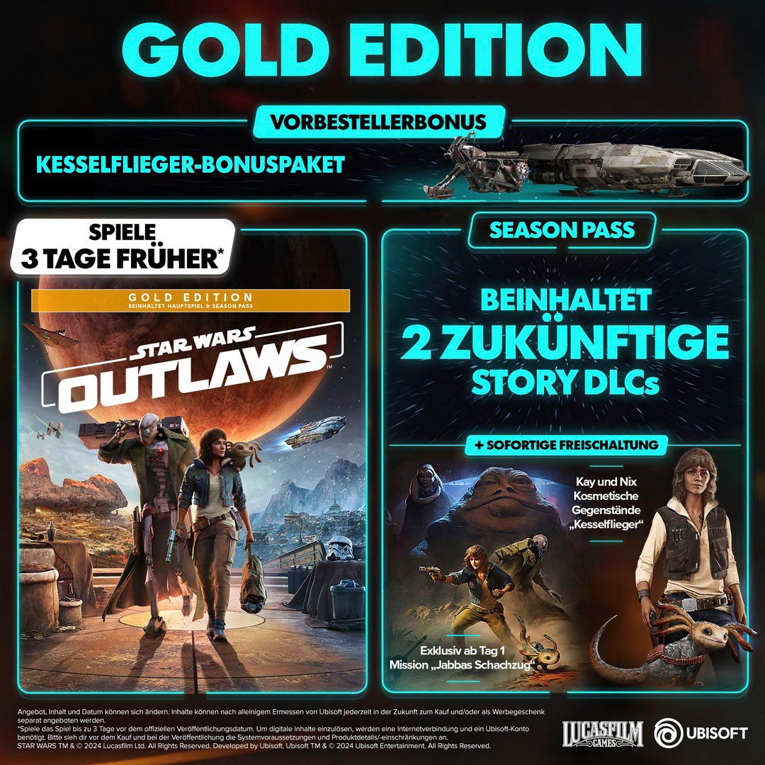 Star Wars Outlaws Gold Edition PlayStation 5
