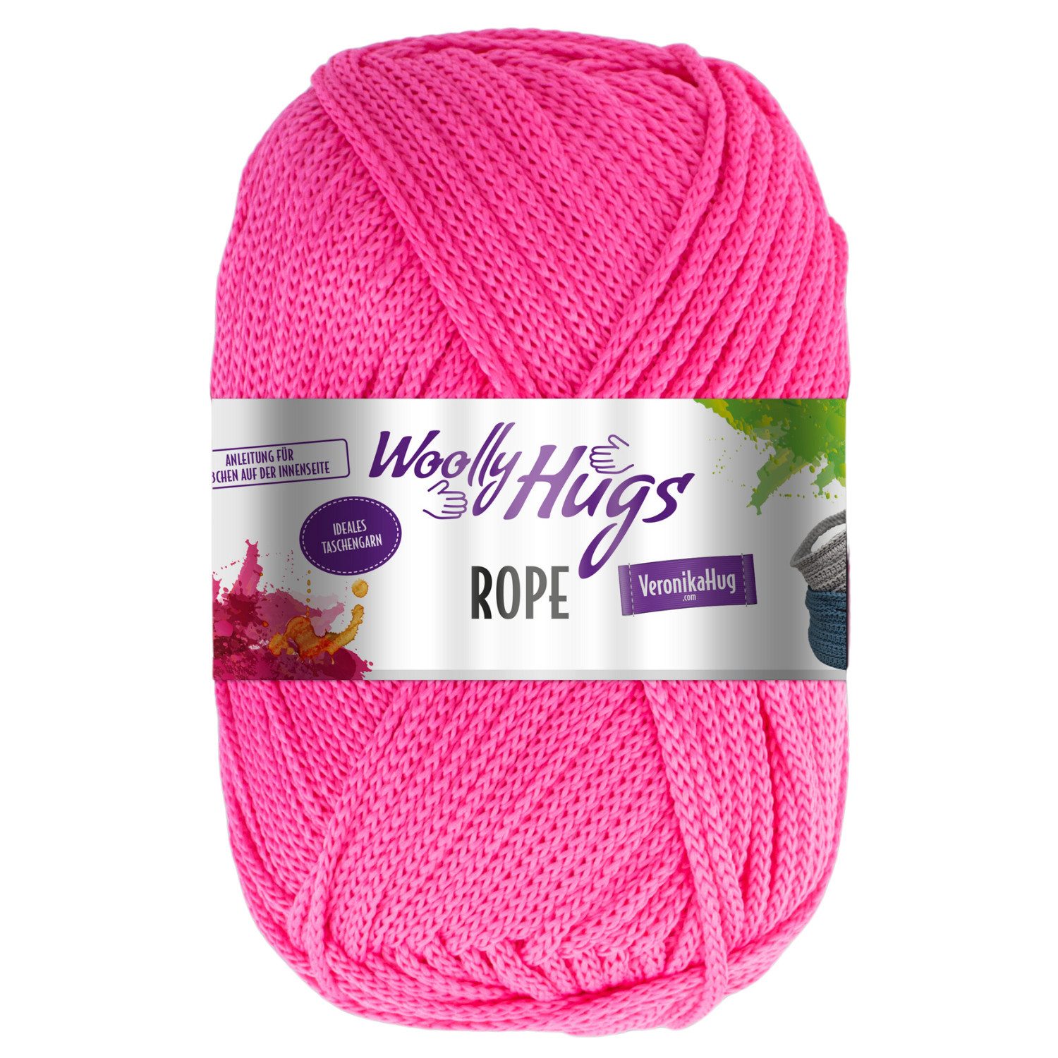 Woolly Hugs Woolly Hugs ROPE 200 g vielseitiges und ideales Taschengarn 140 m Häkelwolle, 140 m (vielseitiges und ideales Taschengarn), 200 g