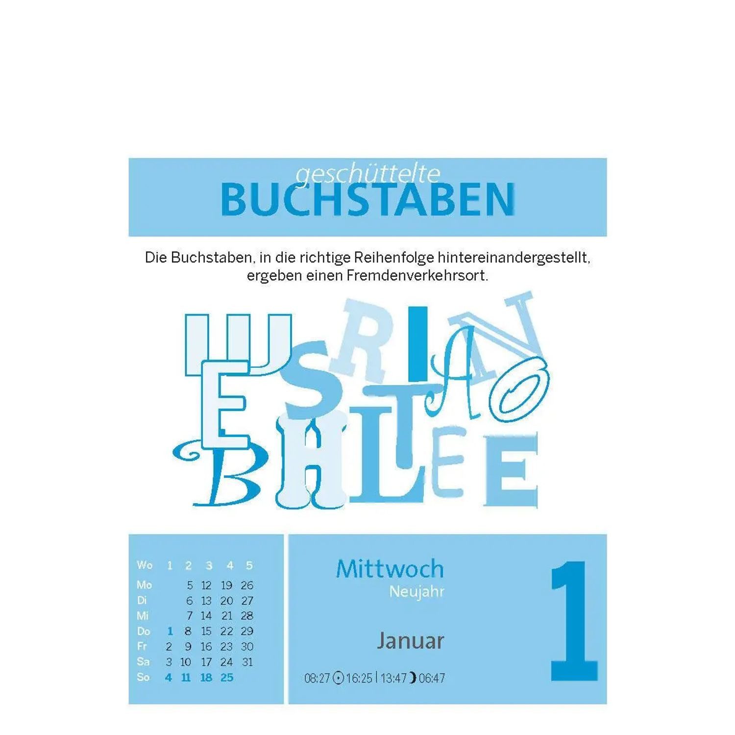 Südwest-Verlag Abreißkalender Gehirnjogging 2026 - 313 knifflige Denksporträtsel fürs tägliche...
