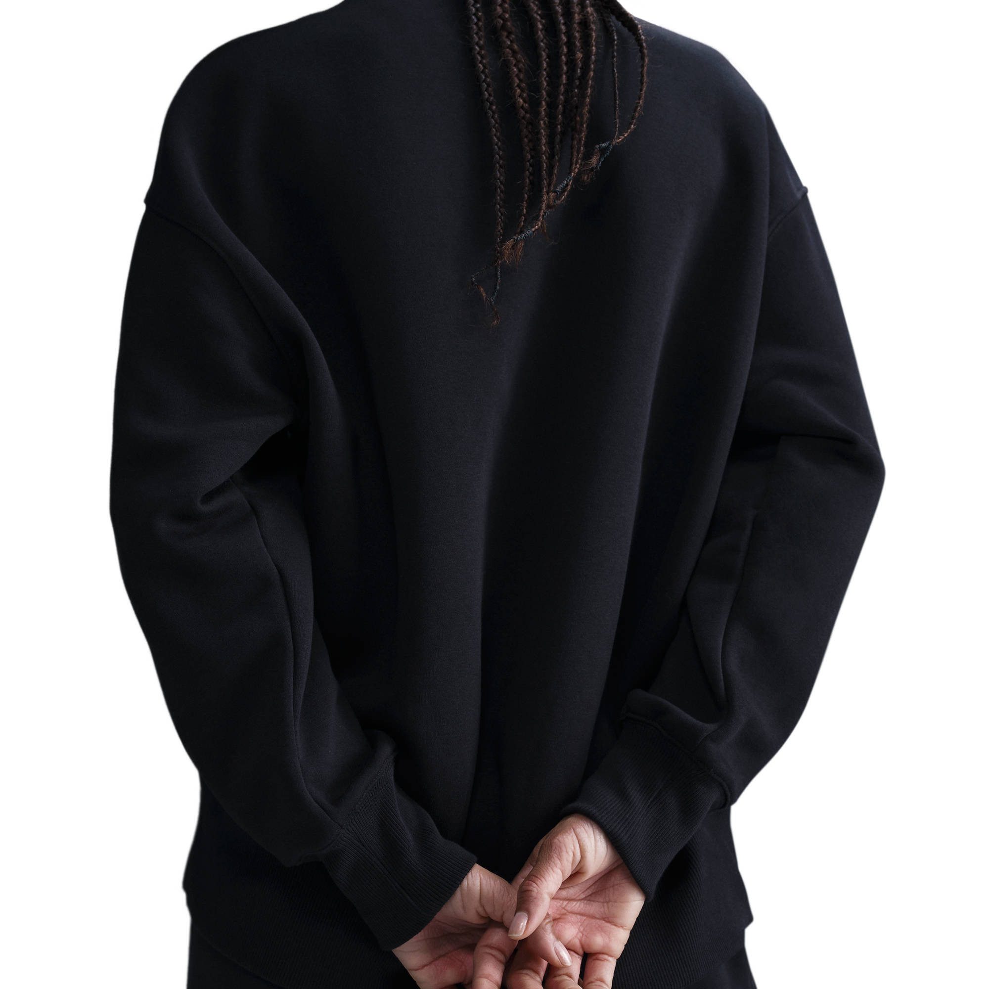 Nike Sportswear T-Shirt W NSW PHNX FLC OS LONG CREW Oversize Passform, für Erwachsene, sportlicher Stil