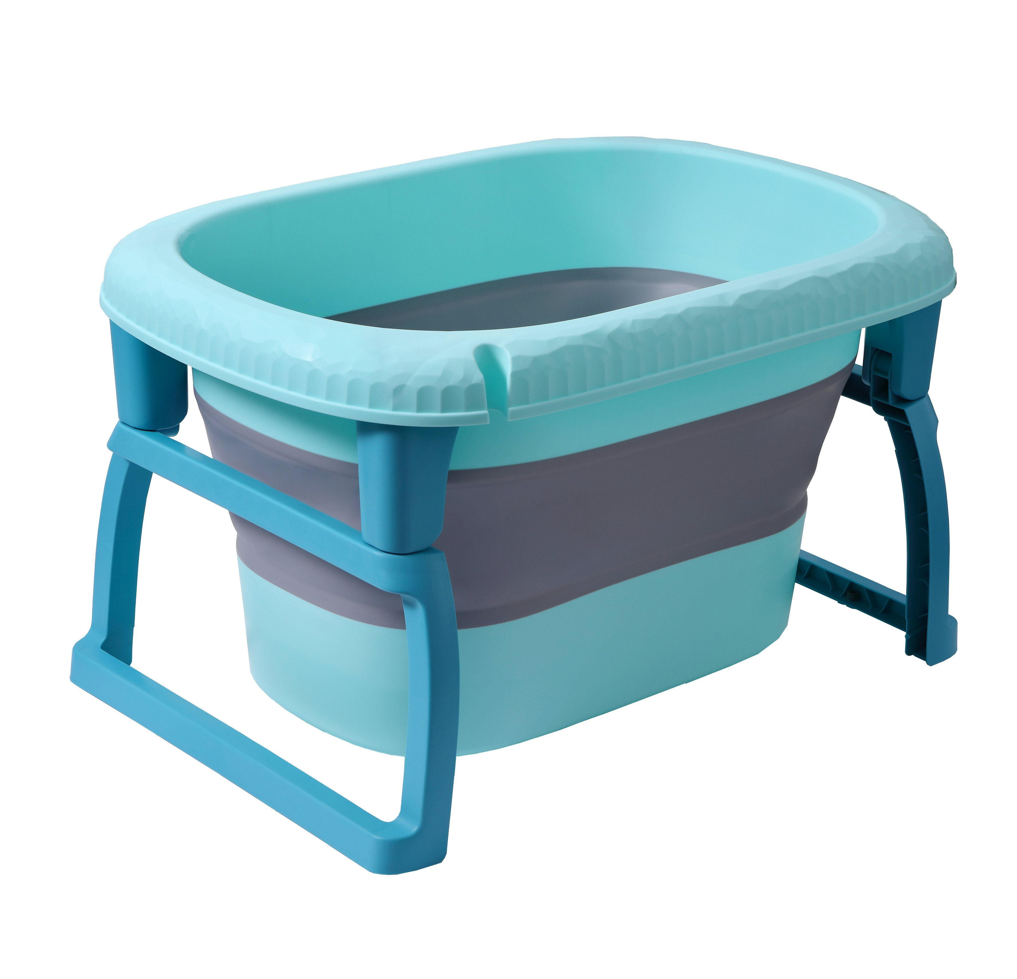 IKIDO Babybadewanne 3 in 1 Faltbare - für Kleinkinder & Kinder, (Tragbare Badewanne für Dusche, Kinder Summer Schwimmbad), Wanne mit Badewannensitz für 0-3 Jahre