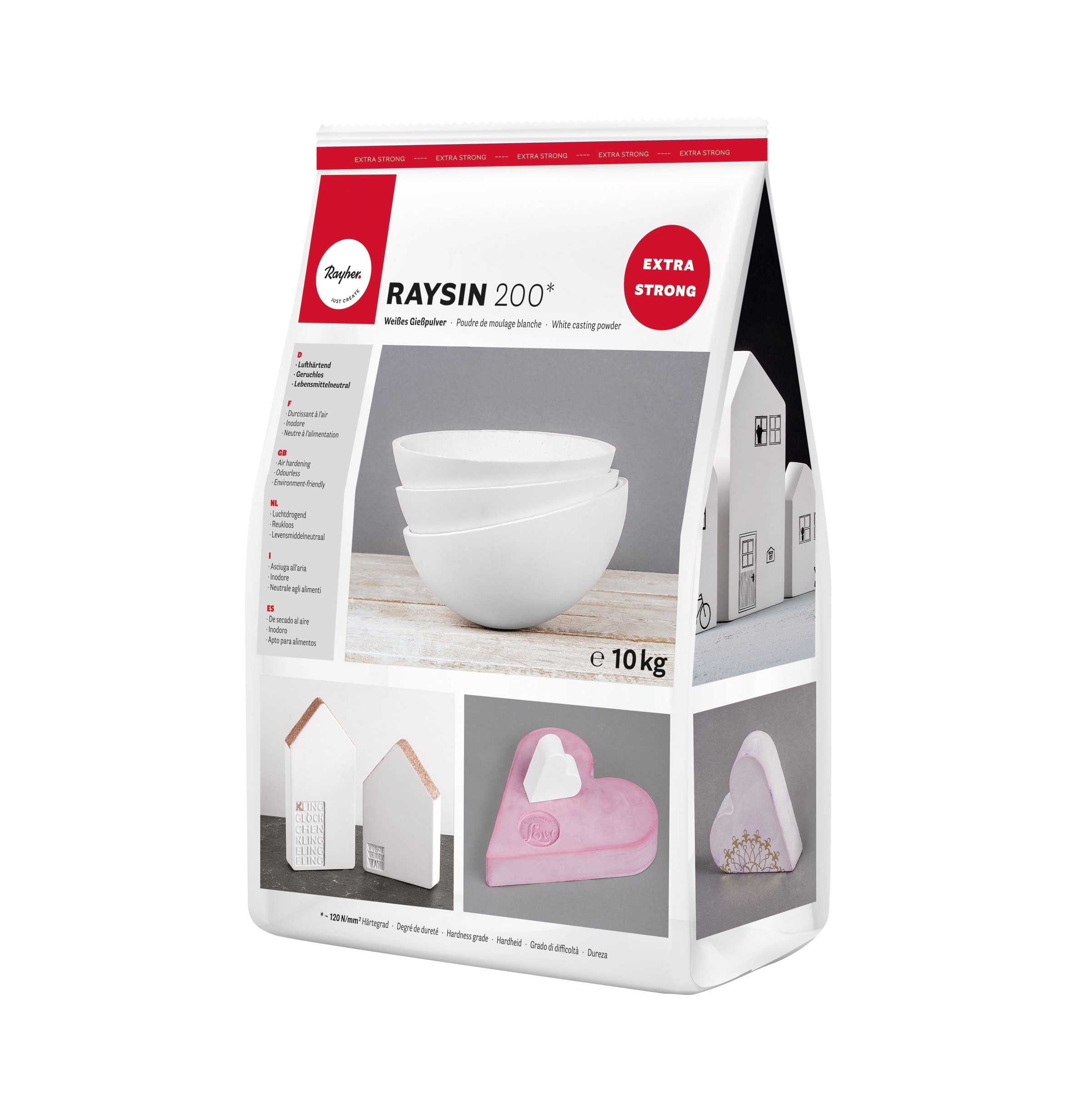 Rayher Modellierwerkzeug Gießpulver Raysin 200, weiß