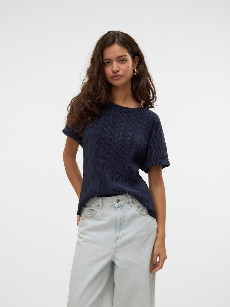 Vero Moda Kurzarmbluse VMAURORA SS O-NECK günstig online kaufen
