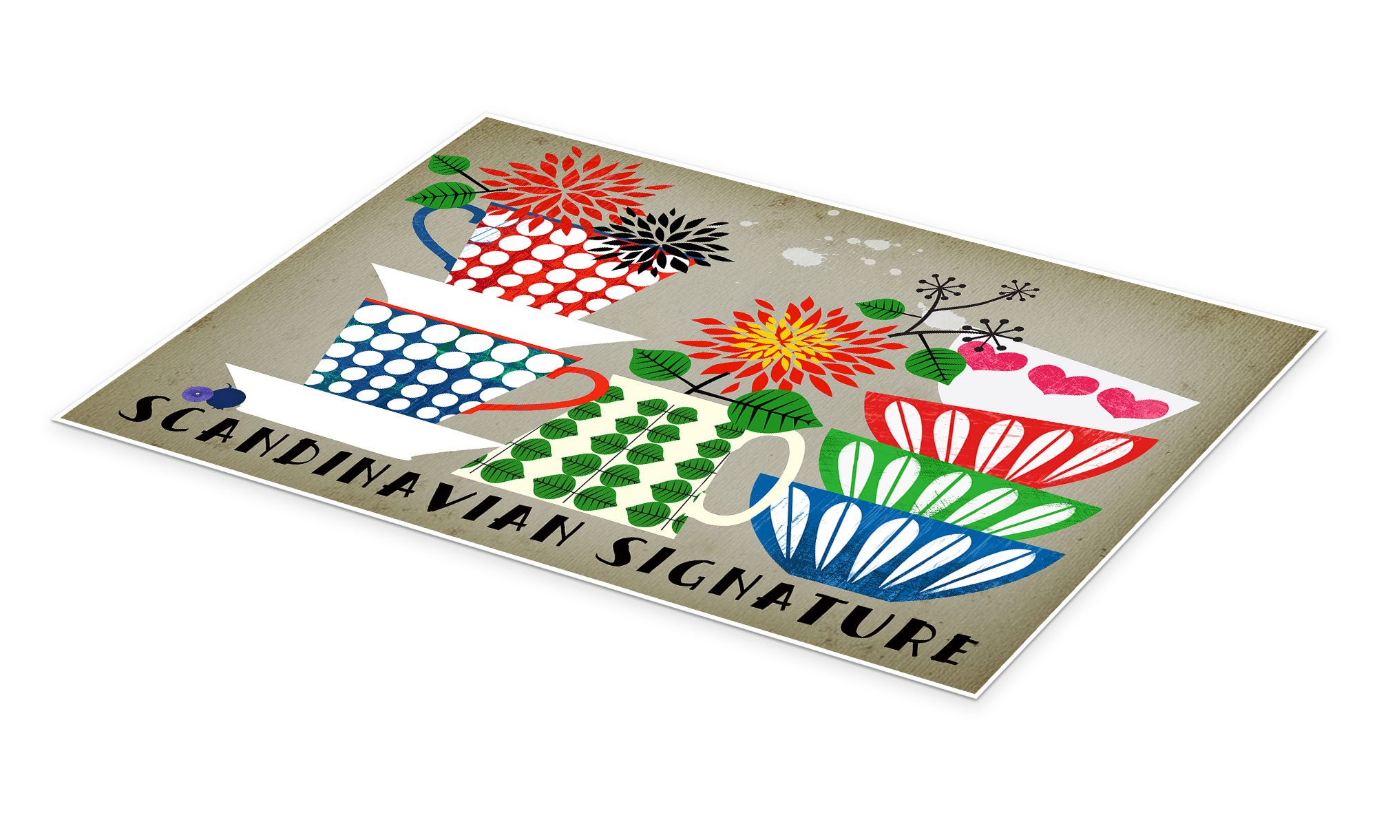 Posterlounge Wandbild Scandinavian Signature, Tori Taika, erhältlich als Poster, Leinwandbild, Wandsticker oder Acrylglasbild
