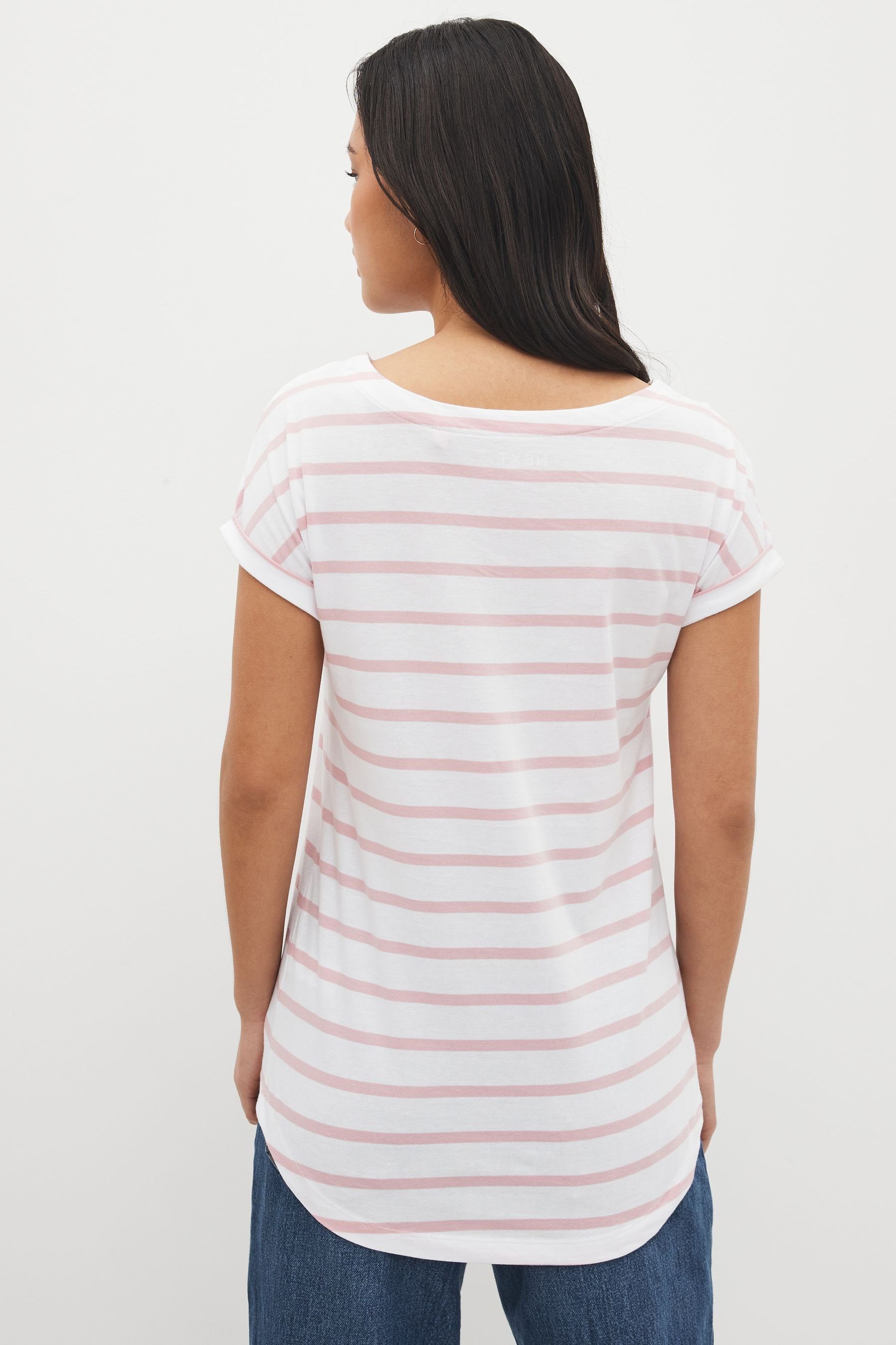 Next T-Shirt -Shirts mit Flügelärmeln im 5er-Pack (3-tlg) günstig online kaufen