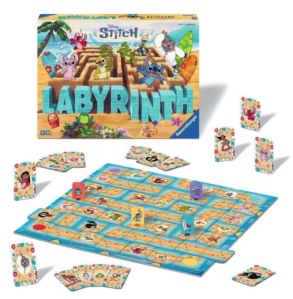 Ravensburger Spiel 24943 Stitch Labyrinth, Das verrückte Labyrinth