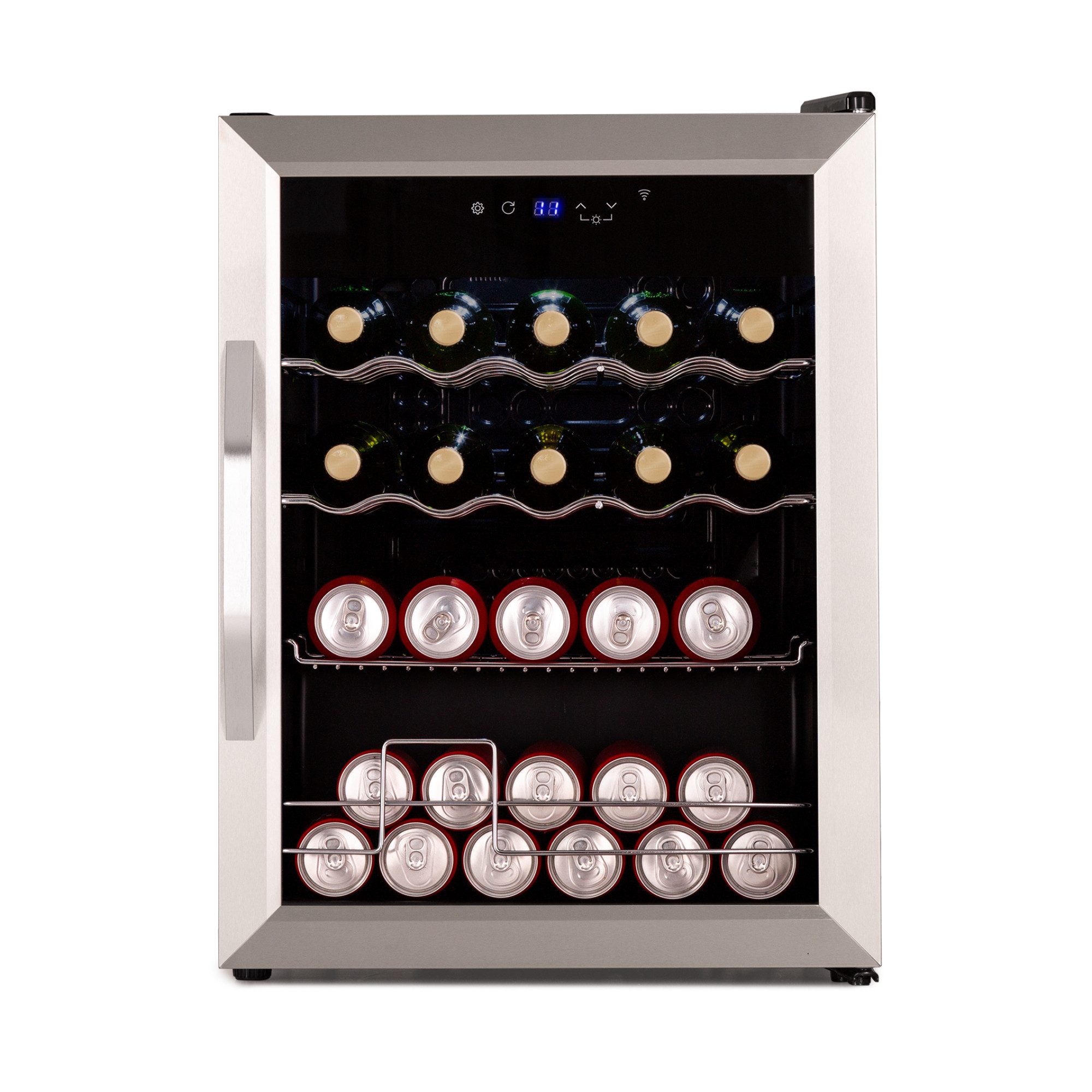 Klarstein Table Top Kühlschrank HEA-Coachella65-E 10046570, 64 cm hoch, 45 cm breit, Bier Hausbar Getränkekühlschrank Hotel Mini Fridge