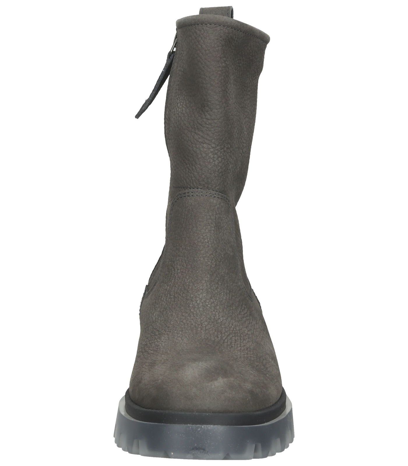 Grau Stiefelette Green Plateaustiefelette Nubukleder Paul