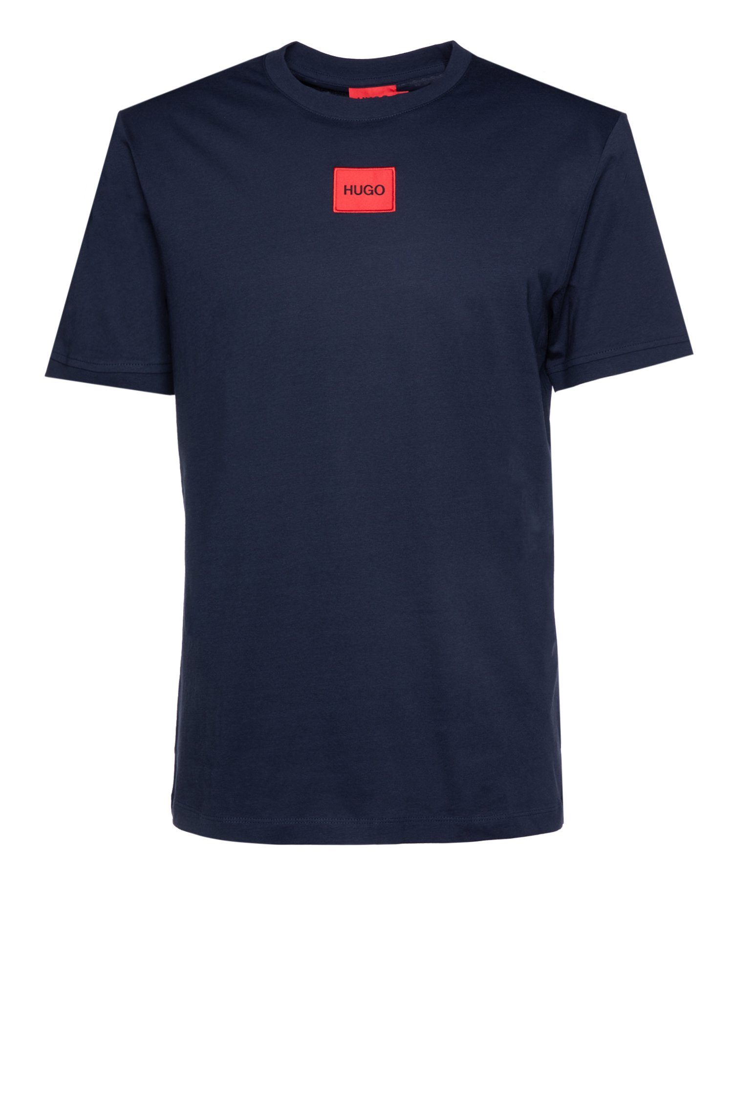 HUGO T-Shirt Diragolino (1-tlg) Blau (405)