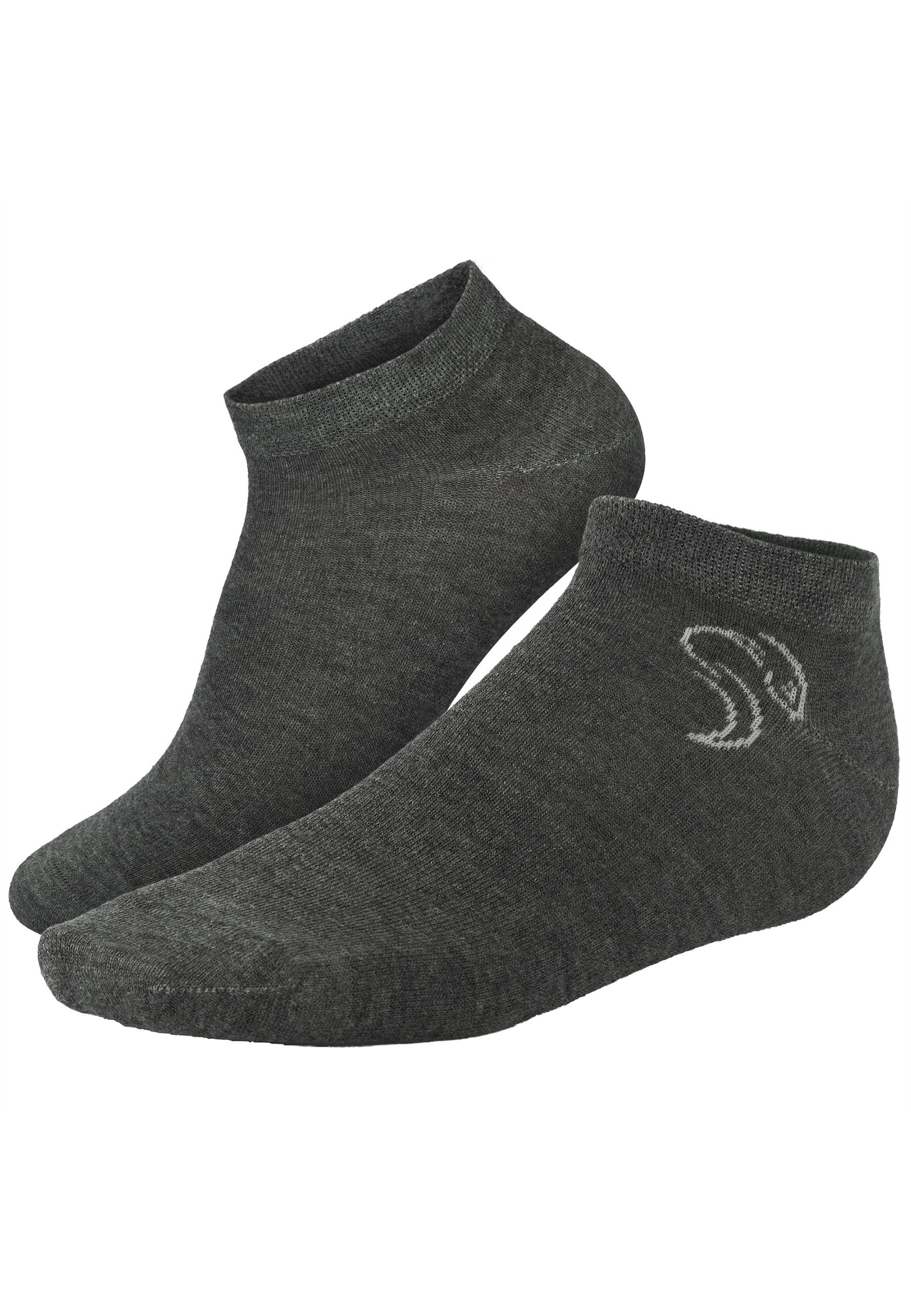 Snake anthrazit-grau-hellgrau smooth Black (3-Paar) style Sneakersocken