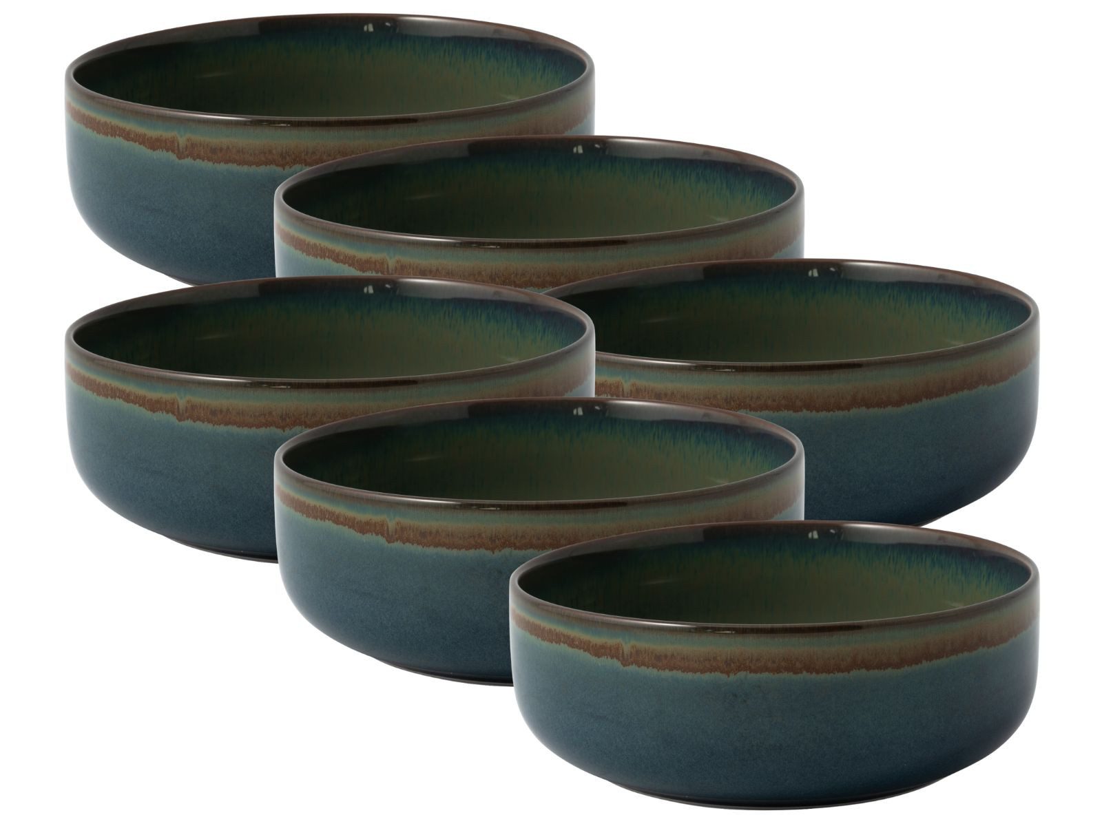 like. by Villeroy & Boch Geschirr-Set Crafted Breeze Bol 16cm Set6, Premium Porcelain