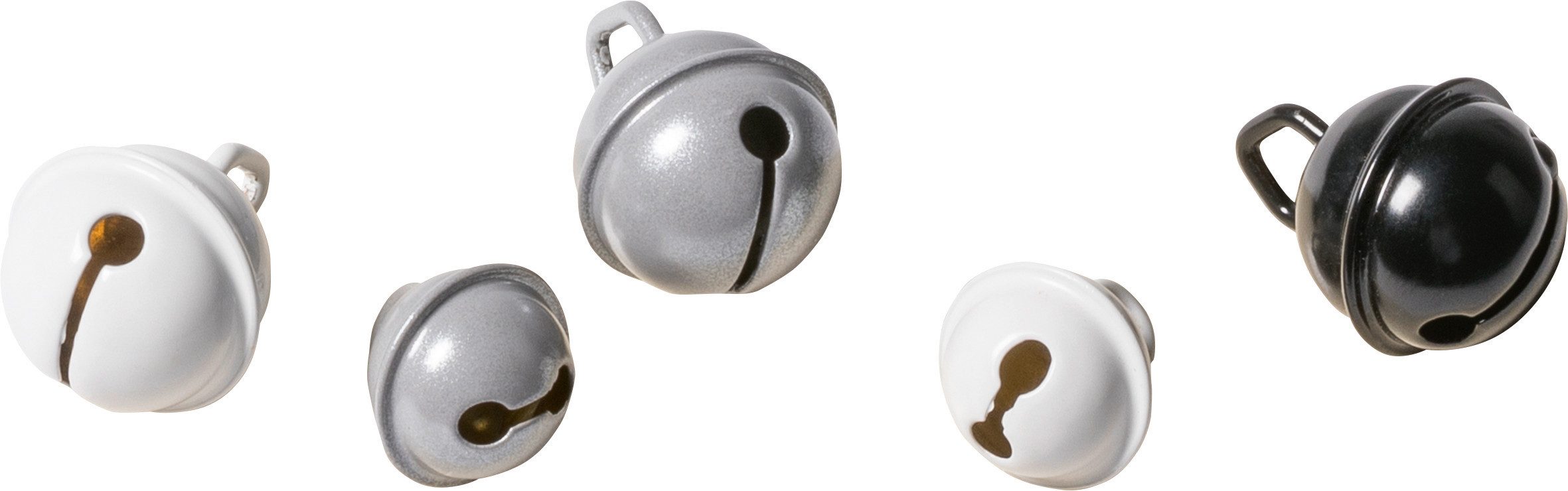 Knorr Prandell Bastelperlen KNORR PRANDELL 218608065 Glöckchen-MixØ 11 15 mm Metall schwarz weiss