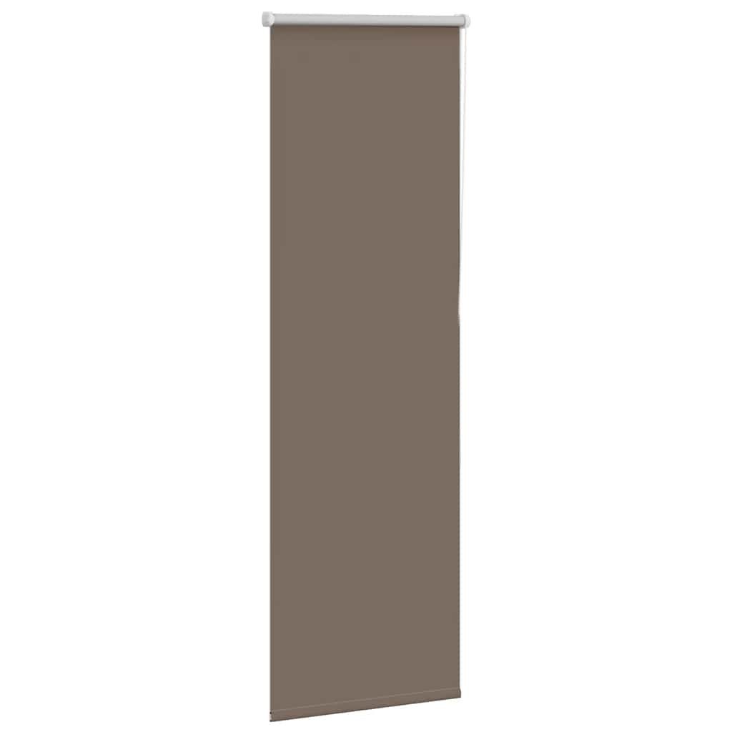 Verdunklungsrollo Verdunkelungsrollo 40x150cm Kaffeebraun, furnicato, Bohrlose Klemmhalterung Sonnenrollo mit Kettenverbinder für Büro – Bild 3 von 5