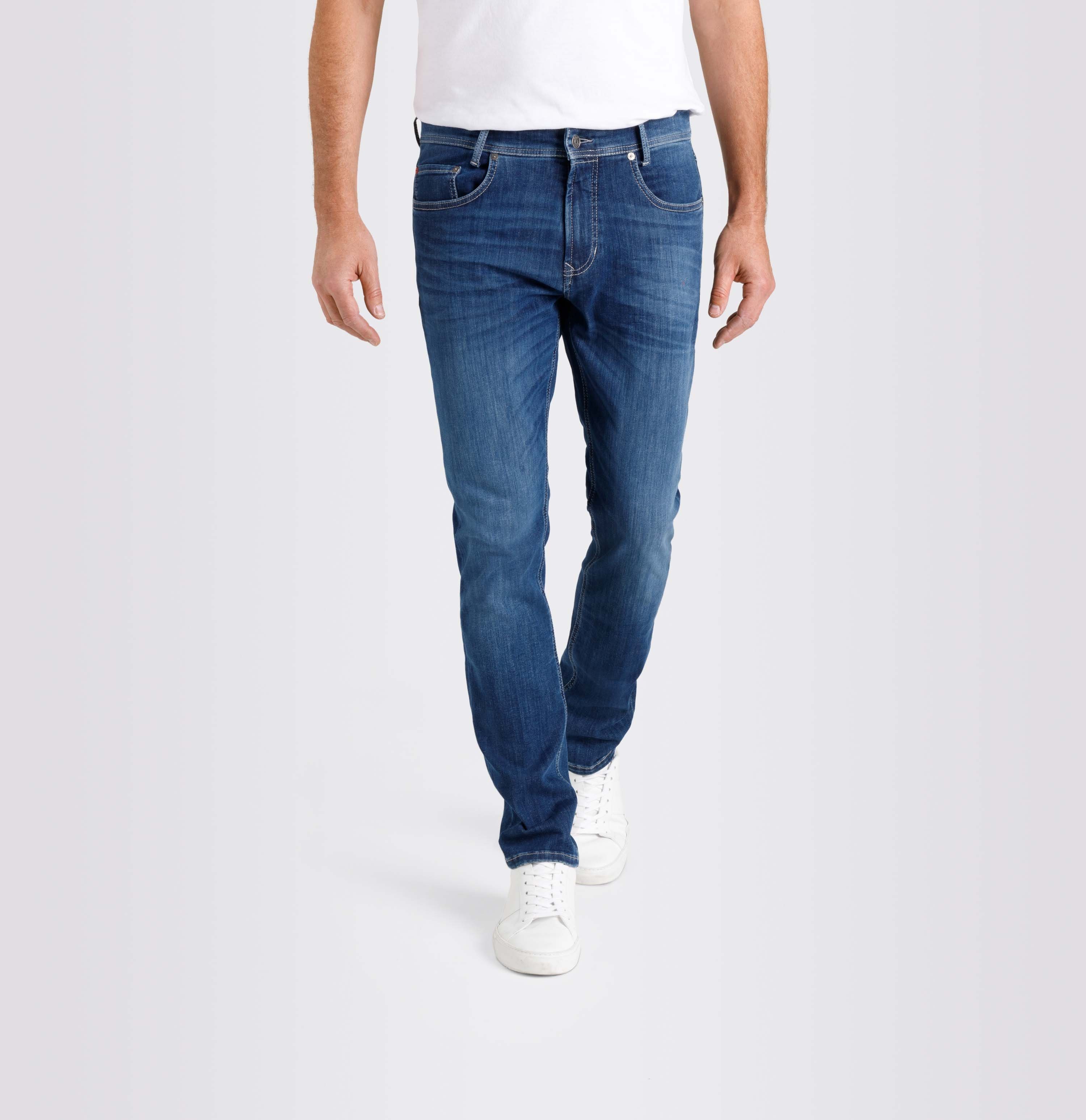 Bequemlichkeit Straight-Jeans Dehnbahrer für elastisch, Flexx-Driver höchste super Bund MAC