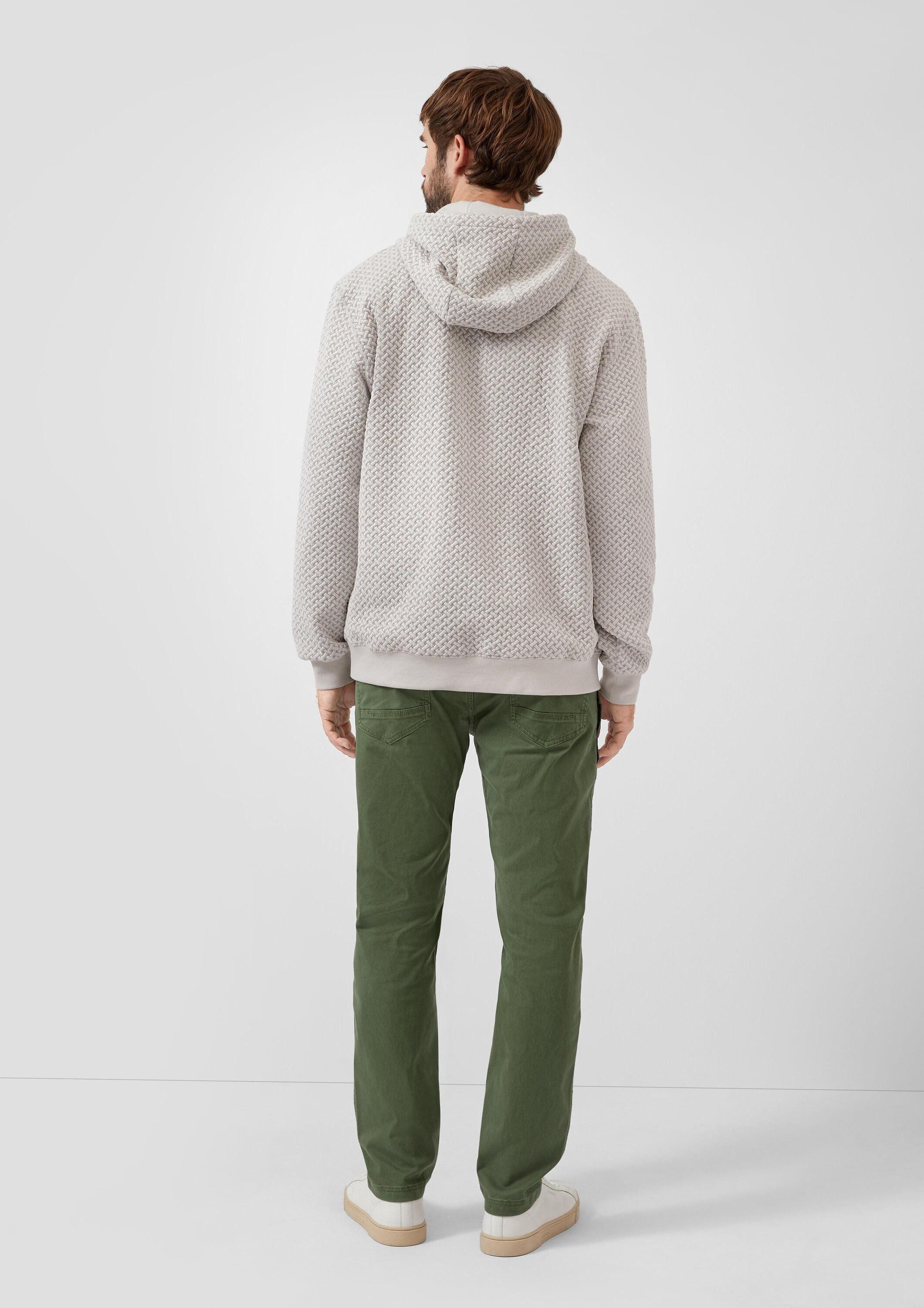s.Oliver Sweatshirt Sweatshirt Strukturierter Hoodie