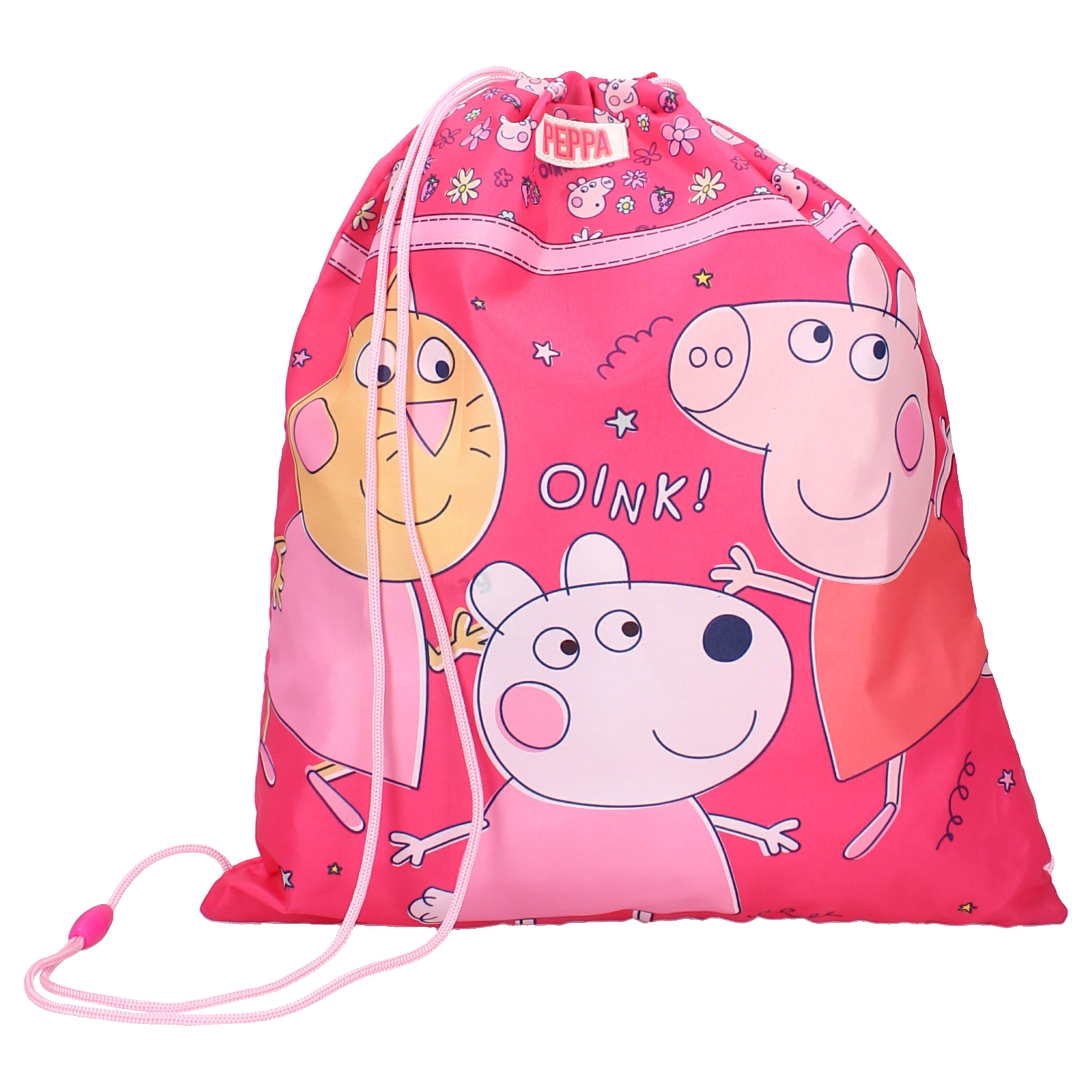 Peppa Pig Turnbeutel Turnbeutel Sporttasche Puptastic Days leicht und praktisch – Bild 2 von 4