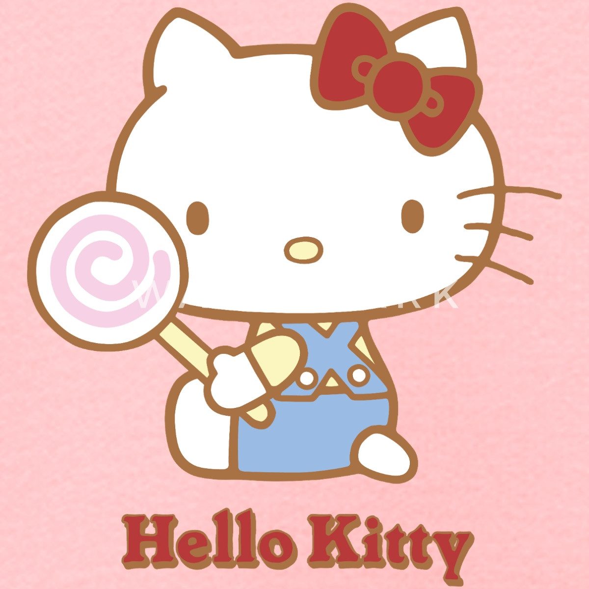 Spreadshirt Hoodie Hello Kitty Mit Lollipop Kinder Premium Hoodie (1-tlg)