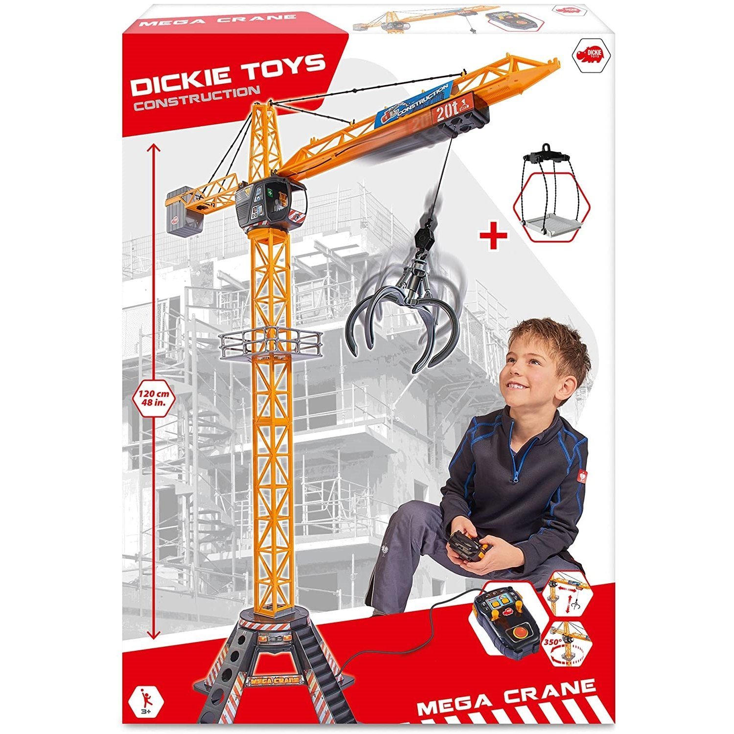 Dickie Toys Spielzeug-Kran 203462412 Mega Crane günstig online kaufen