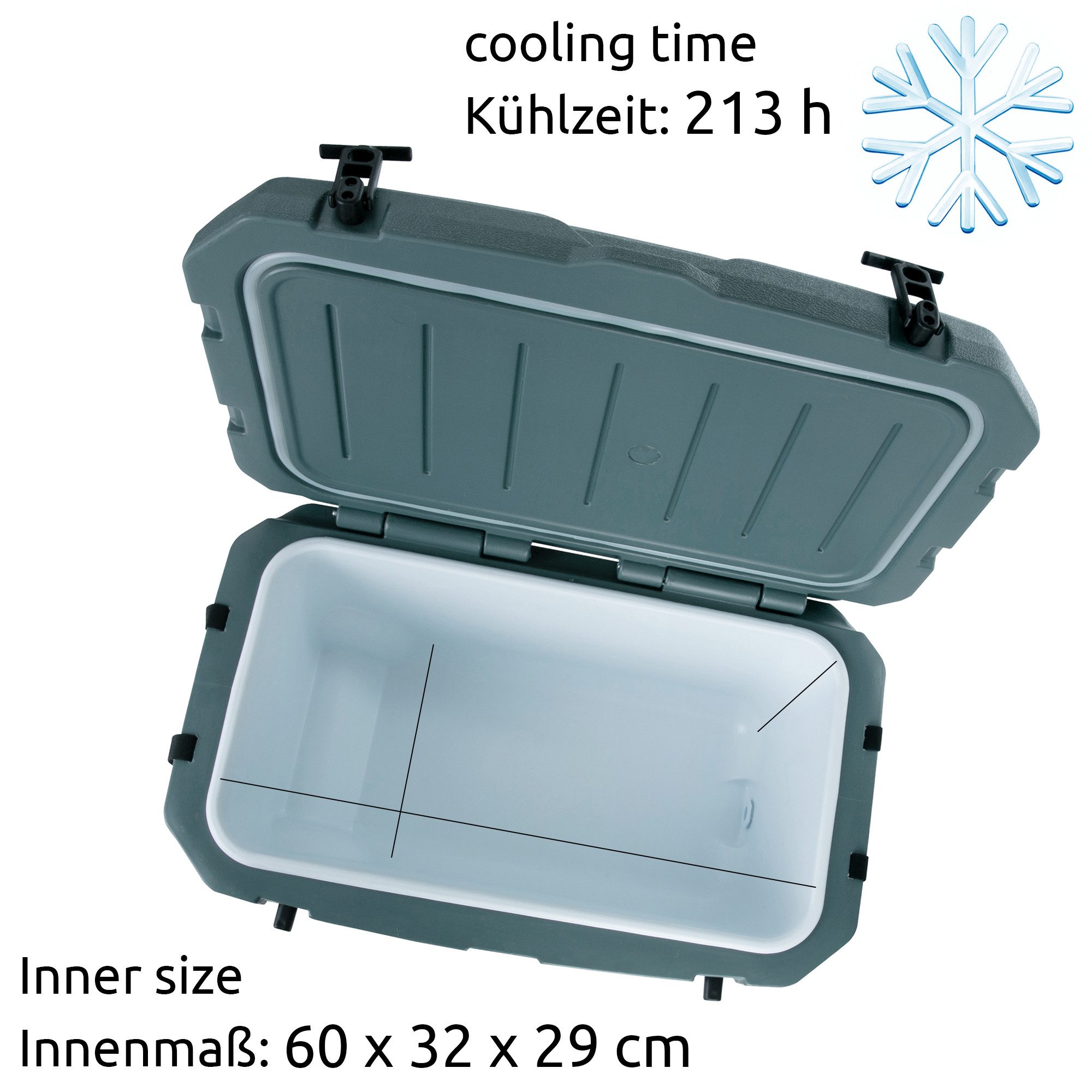yourGEAR Kühlbox your GEAR Katmai 50L Kühlbox - 9 Tage Kühldauer passive Thermo-Box – Bild 3 von 5