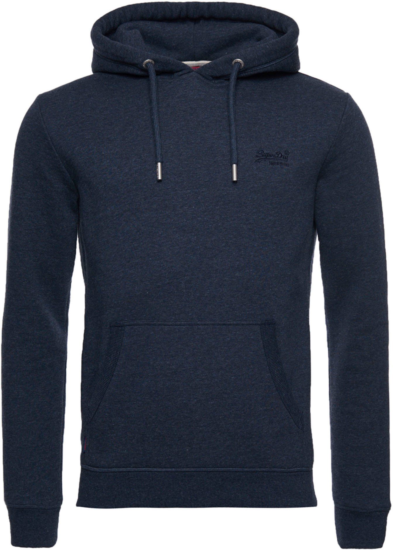 Superdry vintage LOGO Kapuzensweatshirt HOOD navy EMB