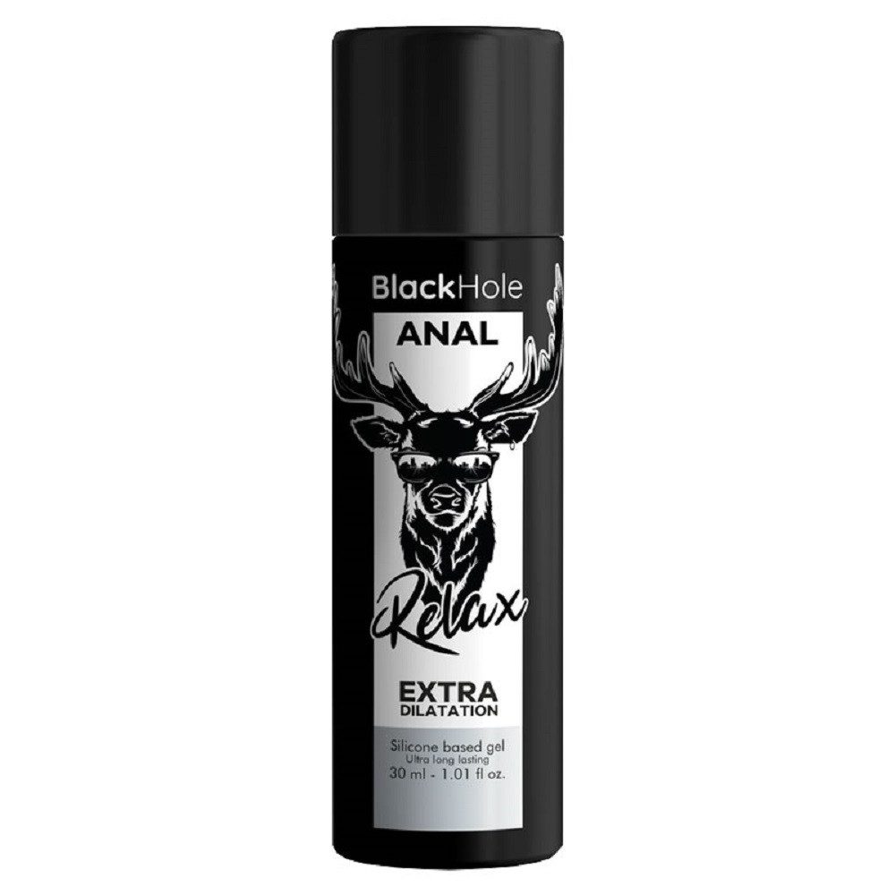Black Hole Analgleitgel Silicone Extra Dilatation, Flasche mit 30ml, 1-tlg., silikonbasiertes Gleitgel für Analsex, für extra Dehnfähigkeit