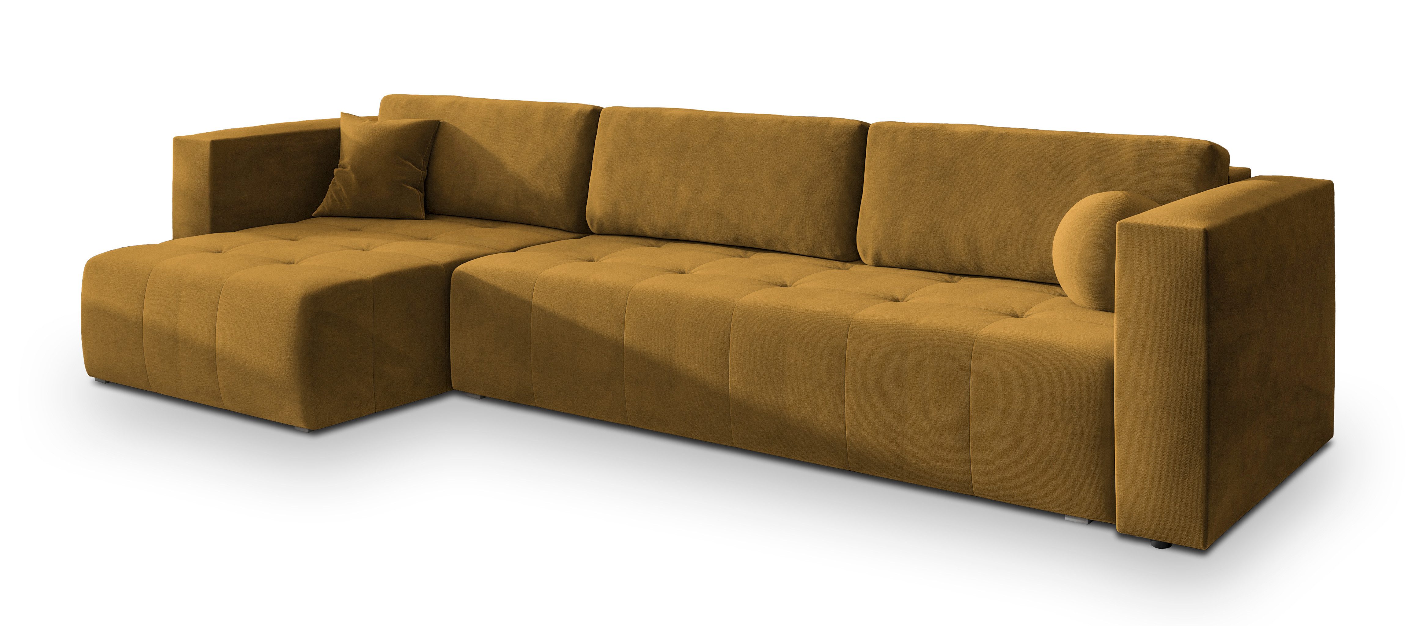 Masseno Ecksofa OLVERA mit Schlaffunktion L-Form, günstig online kaufen