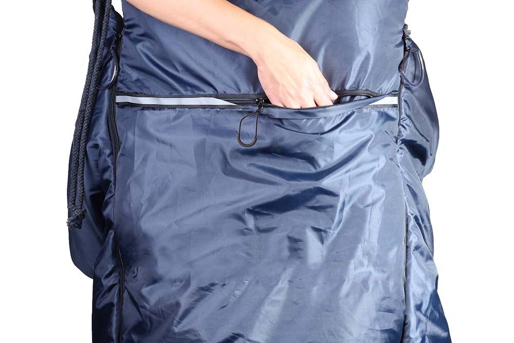 Rolko Fußsack Schlupfsack Rollstuhlfahrer Fußsack Fußwärmer Rolko-Thermo (1-tlg), wasserabweisend, rutschfeste Unterseite