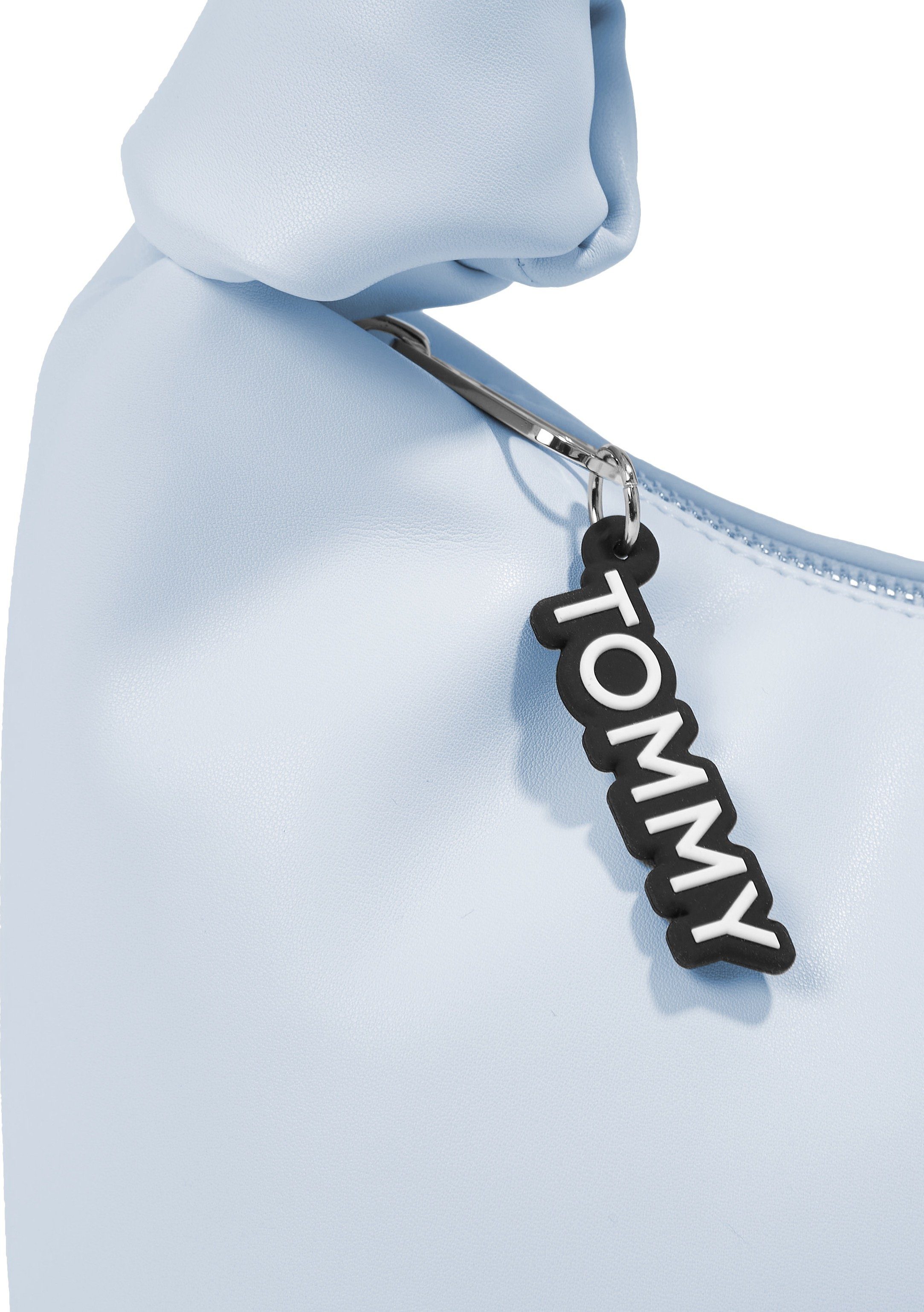 BAG, Tommy mit Blue Breezy Jeans CITY GIRL SHOULDER Anhänger Schultertasche TJW