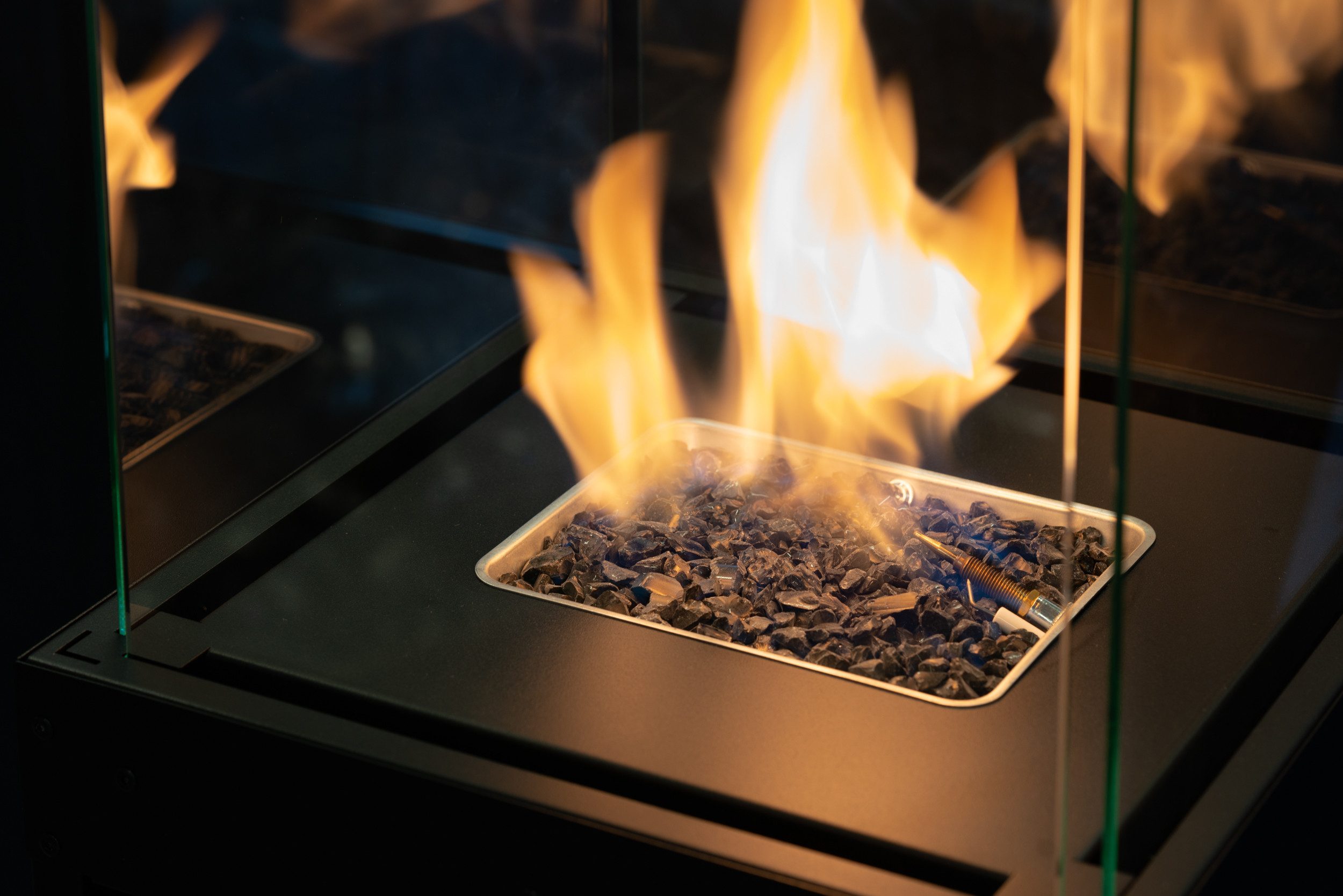 PLANIKA Echtfeuer-Dekokamin Planika Faro Gaskamin, Mit Heizleistung – Bild 4 von 5