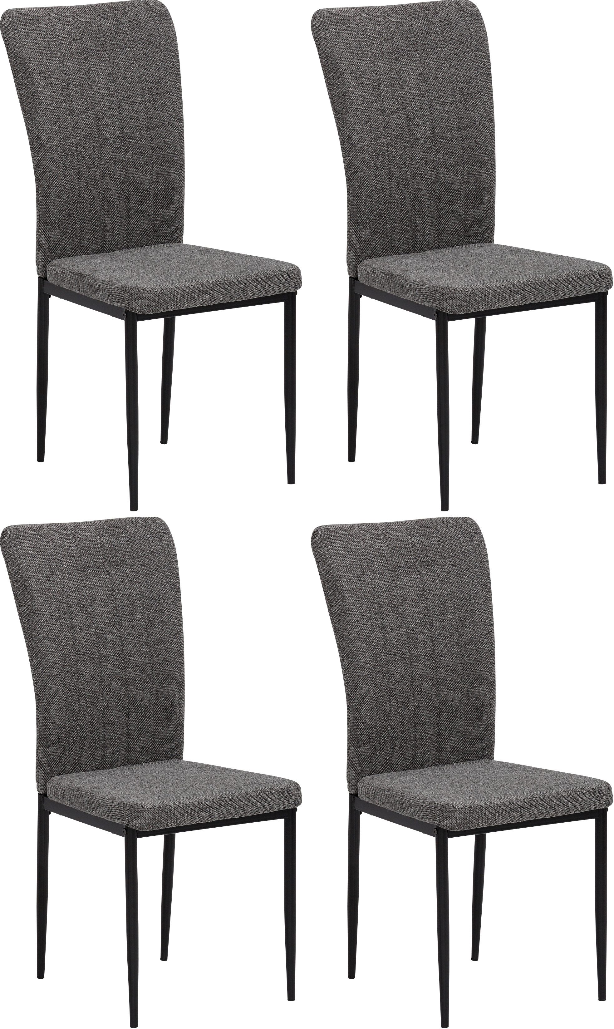 Home affaire 4-Fußstuhl Bergamo (Set, 4 günstig online kaufen