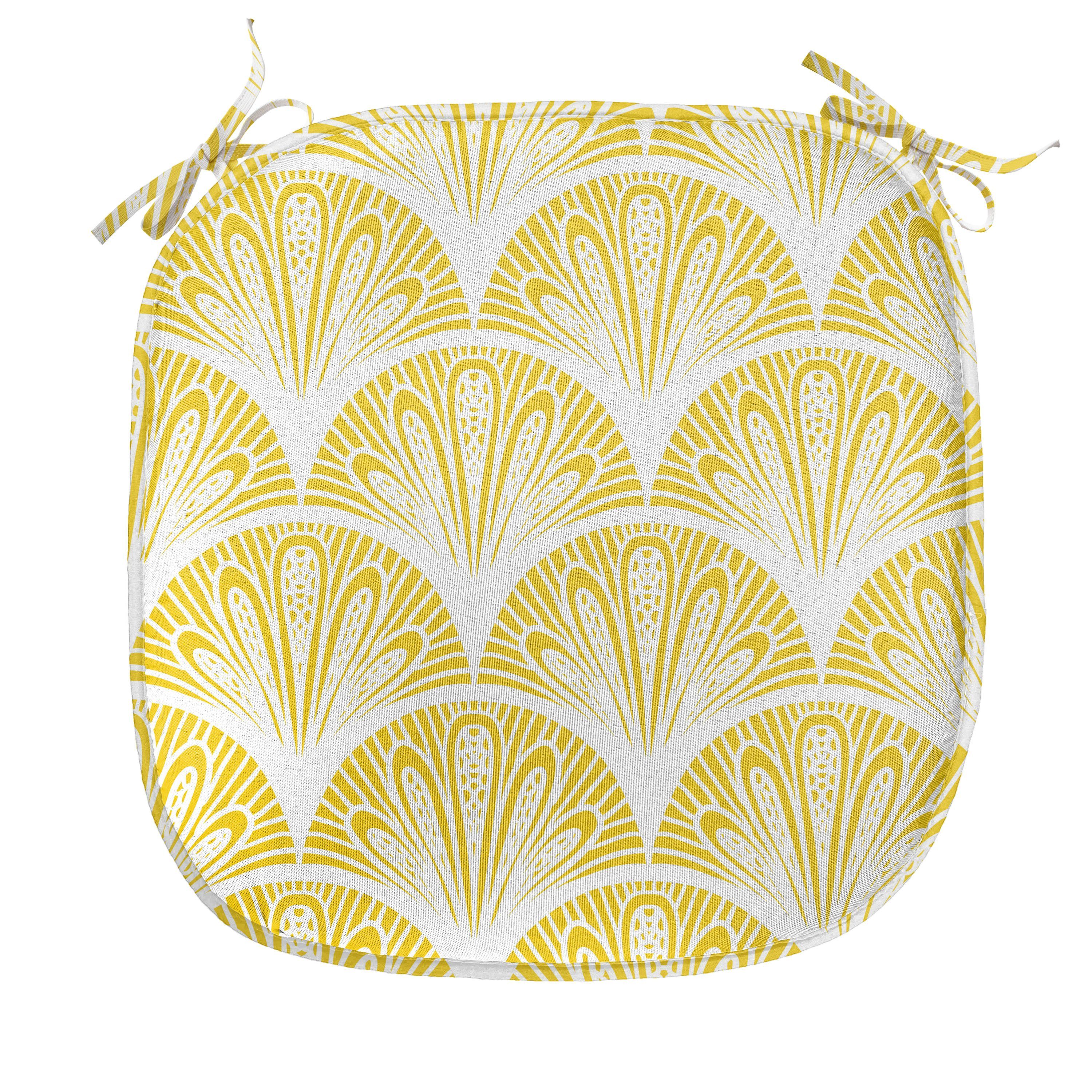 Stuhlkissen Dekoratives wasserfestes Kissen mit Riemen für Küchensitze