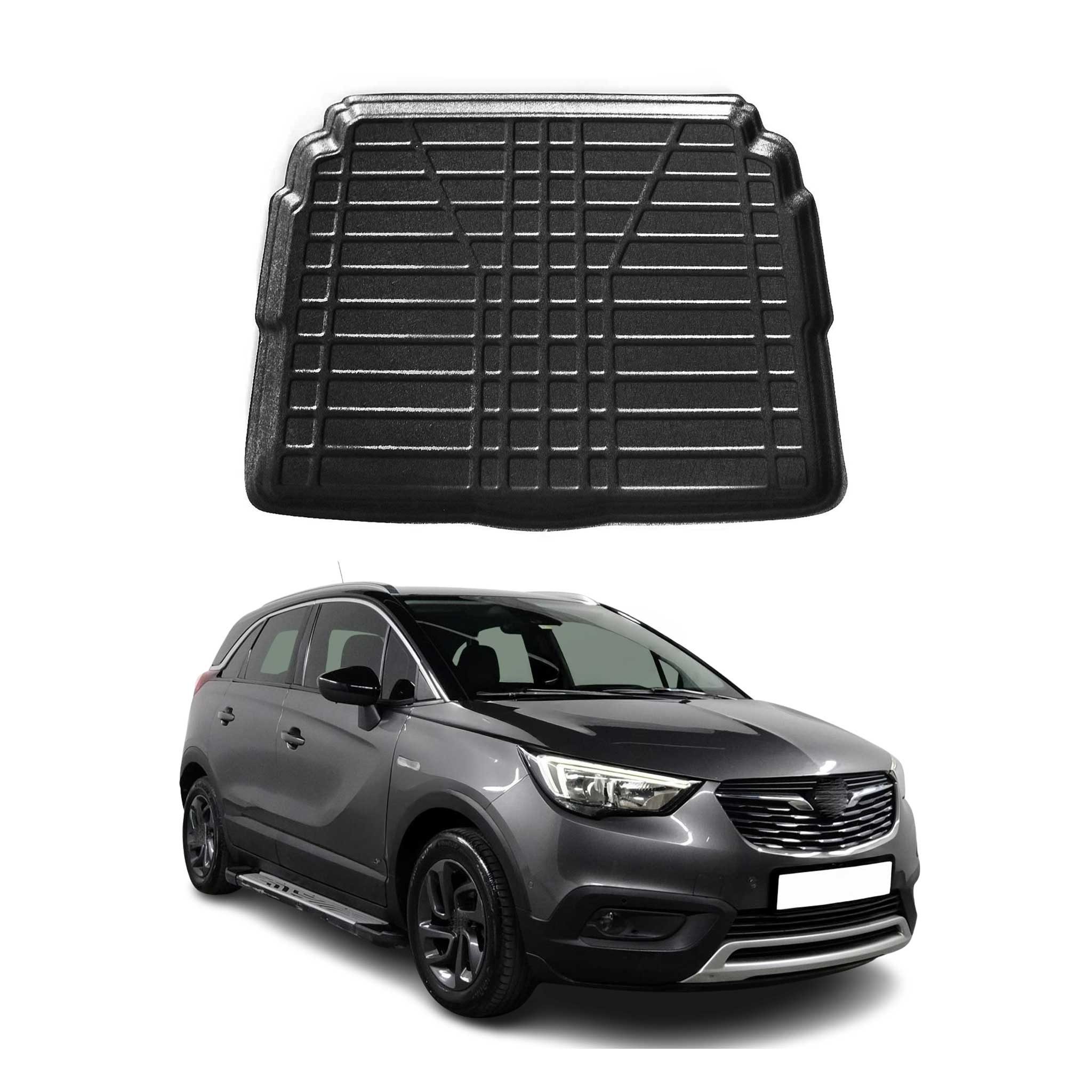 Kofferraummatte Kofferraumwanne für Opel Grandland X 2017-2024 Untere Gummi TPE