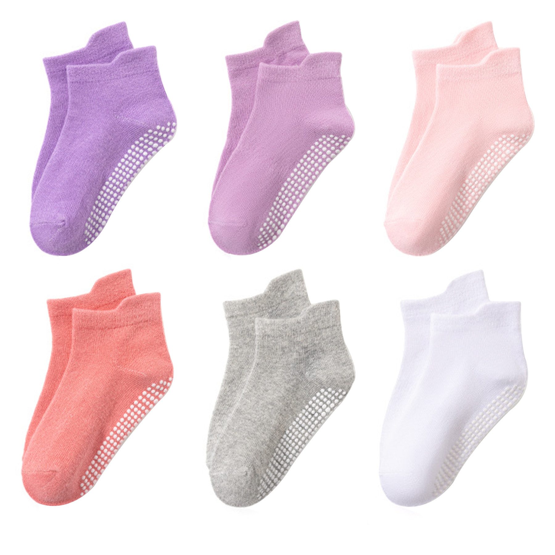 Sneakersocken Rutschsocken Socken Kinder 6 Paar Stoppersocken Baby