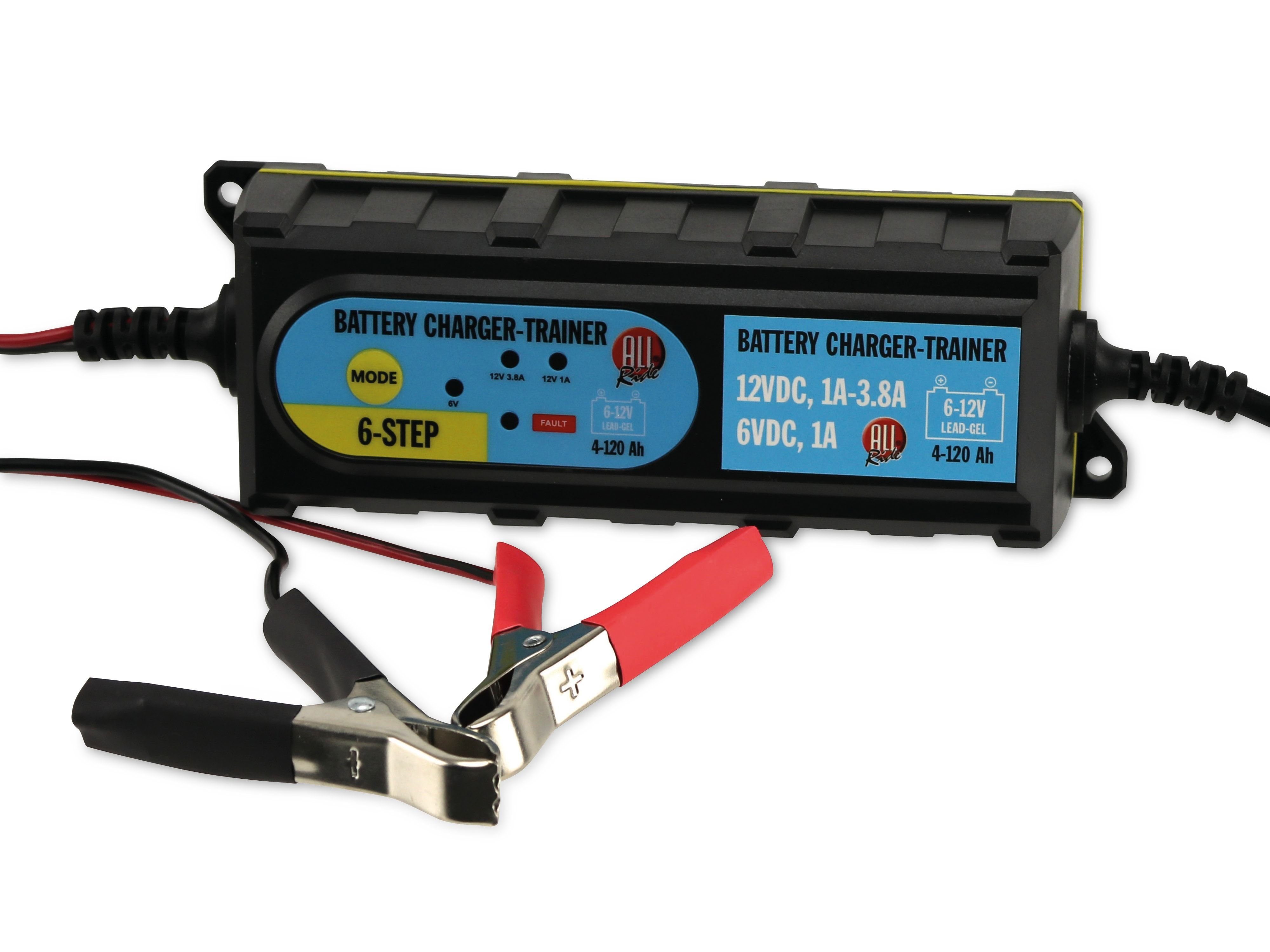 ABSINA 3,8 A Batterieladegerät KFZ für 6V & 12V Blei Batterie bis