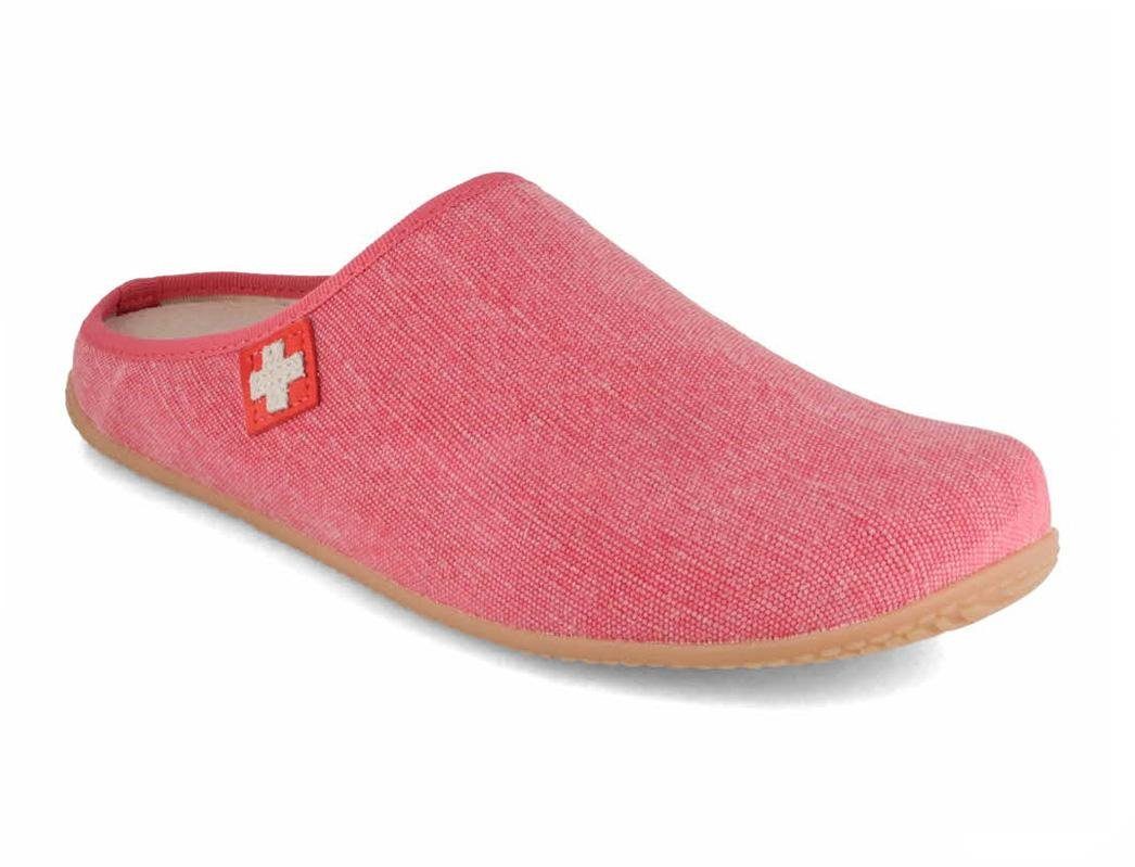 Baumwollpantoffel Gipfelkreuz, flamingo, rosa, leicht, sommer, damen Hausschuh