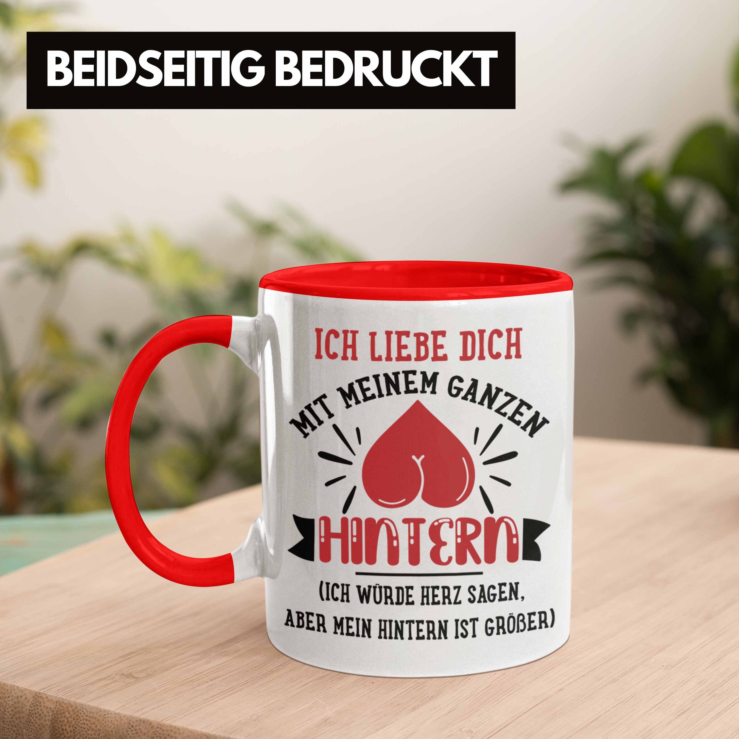 Kaffeetasse Geschenk - Tasse für Freund Spruch Trendation Tasse Trendation Rot Liebe Sprüchen Valentinstag mit