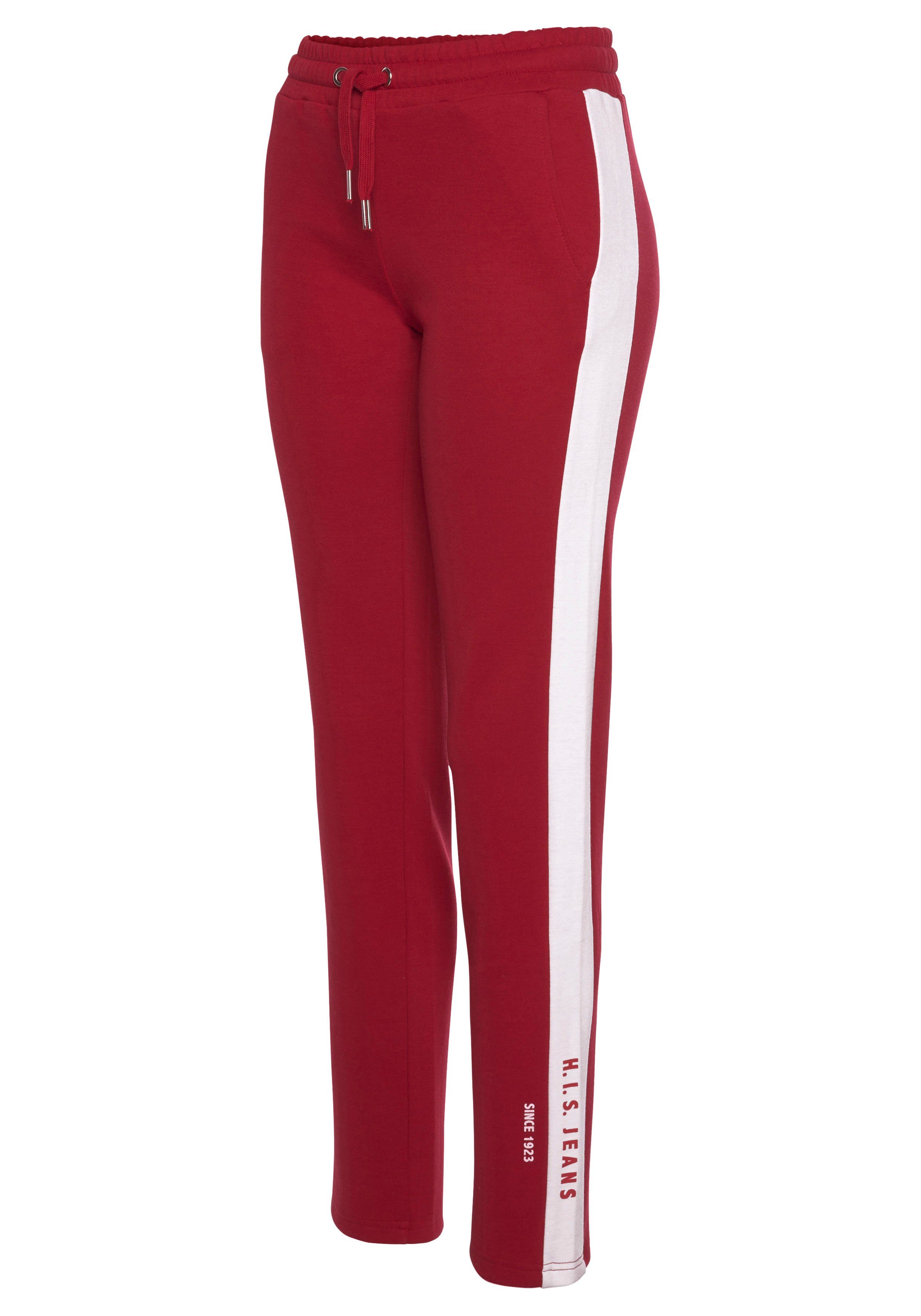 H.I.S Relaxhose mit weißem Seitenstreifen und günstig online kaufen