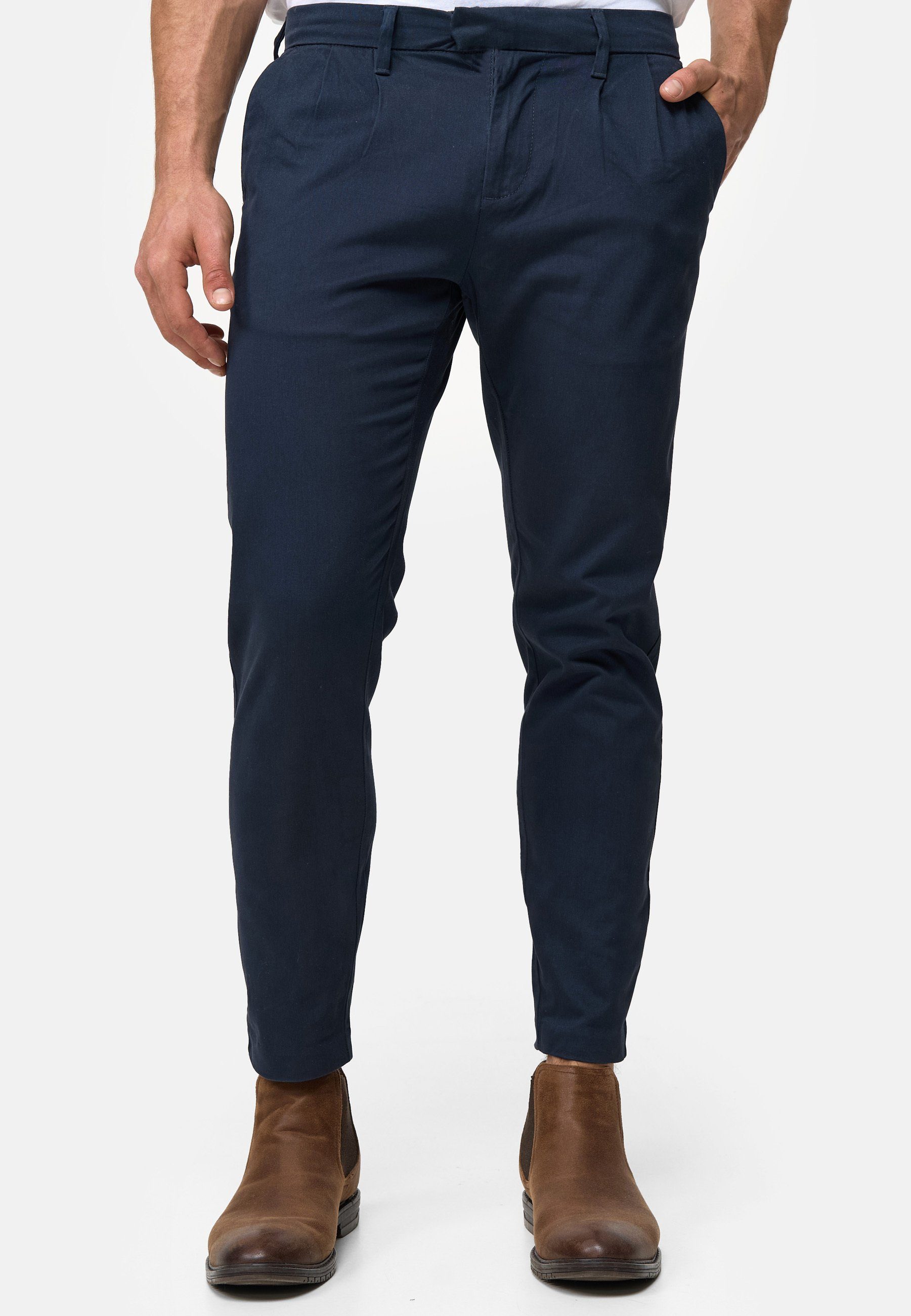 Indicode Chinohose Ignazo Navy