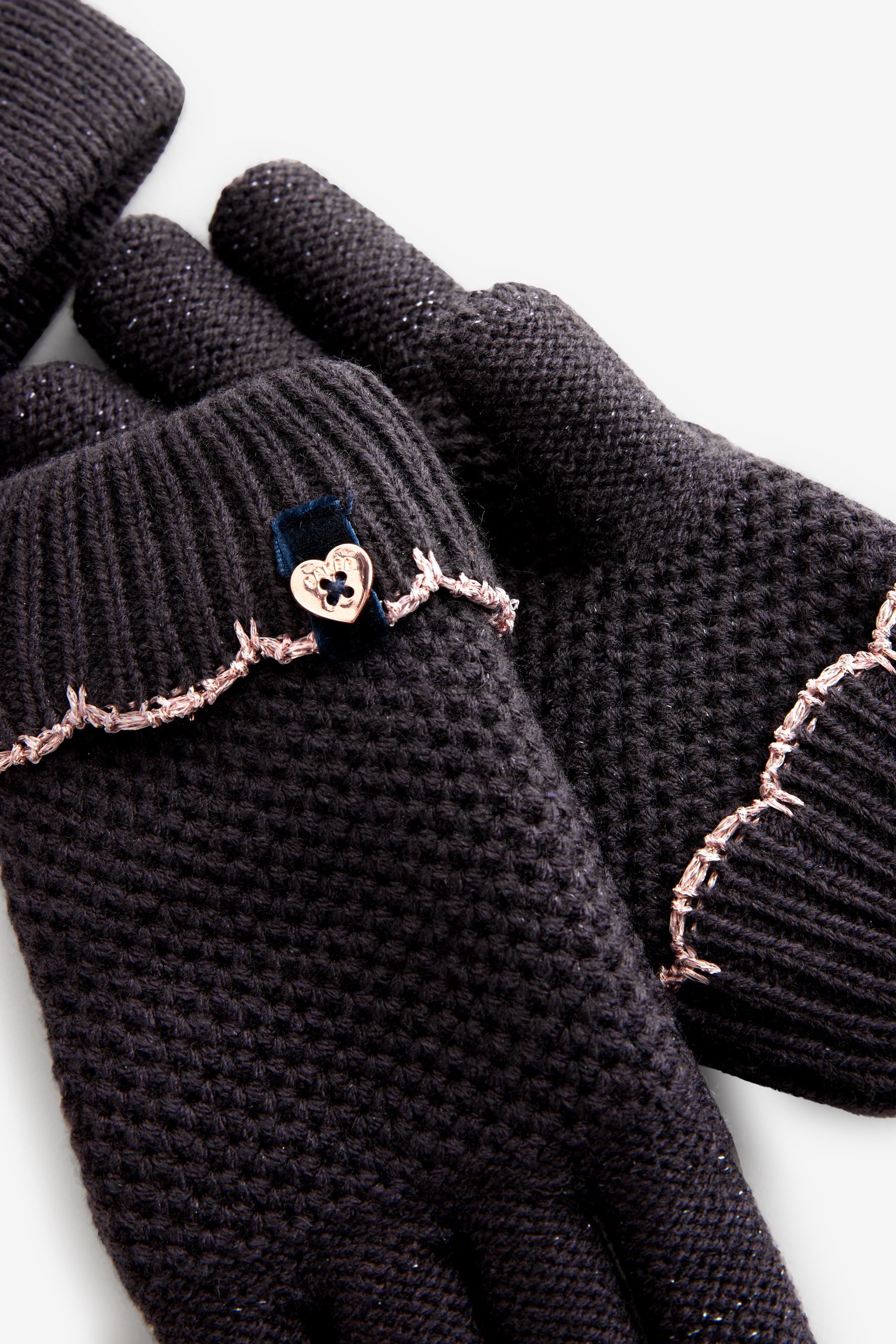 Baker by Ted Baker Bommelmütze Baker by Ted Baker Beanie und Handschuhe, Mädchen (2-St)