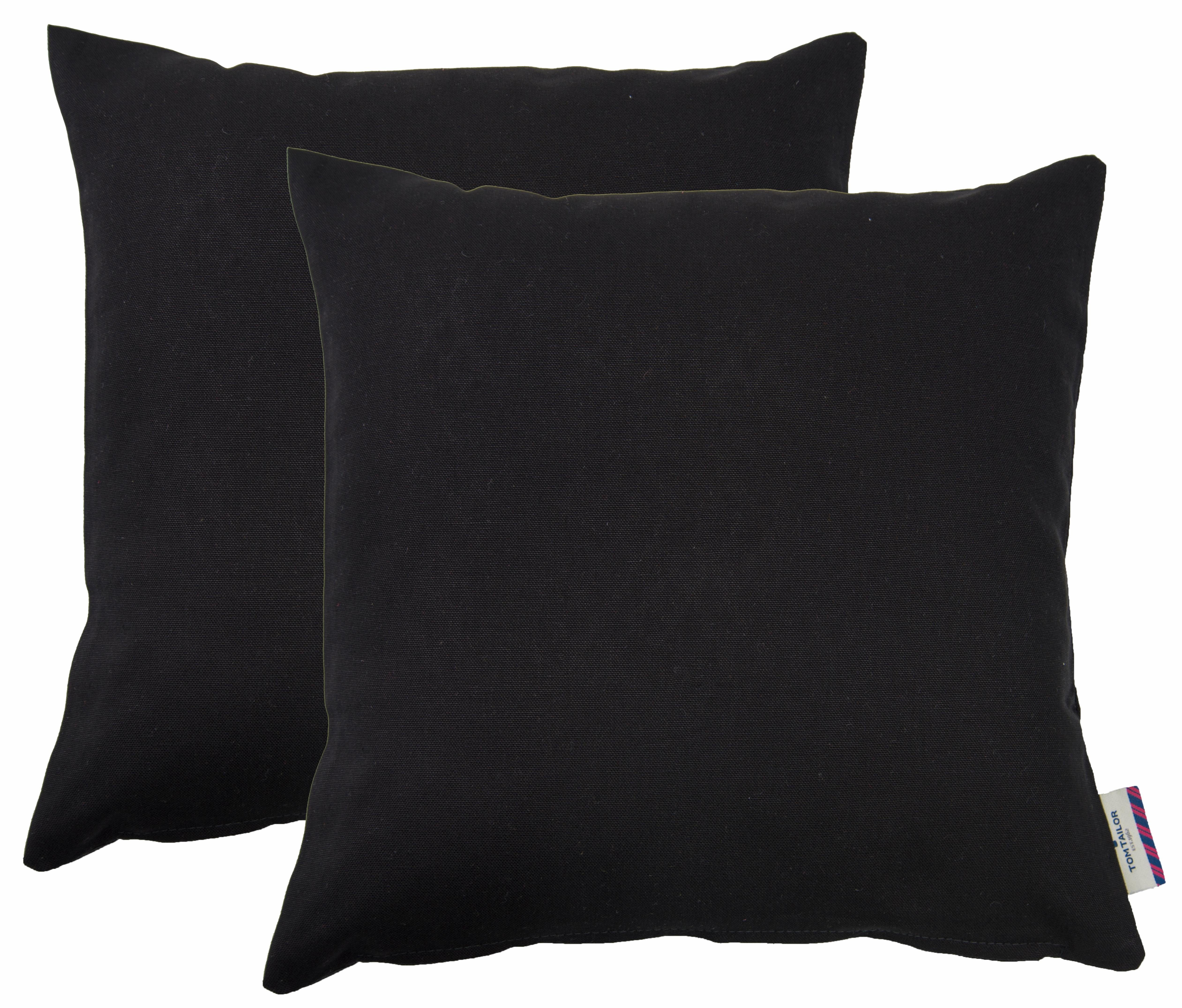 TOM TAILOR HOME Dekokissen Dove, unifarben, Kissenhüllen ohne Füllung, 2er günstig online kaufen