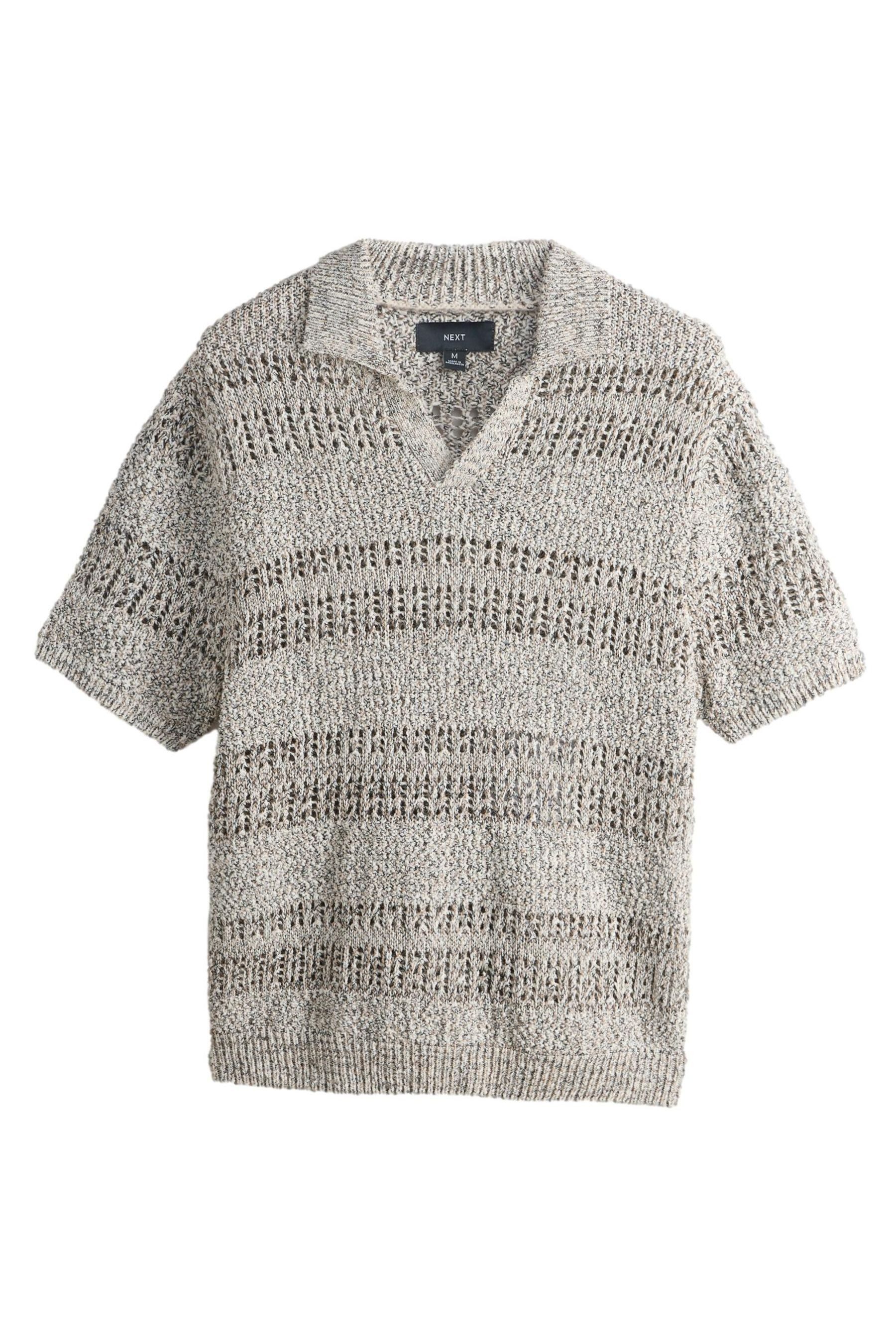 Next Polokragenpullover Regular Fit Strick-Poloshirt mit Trophy-Ausschnitt (1-tlg)