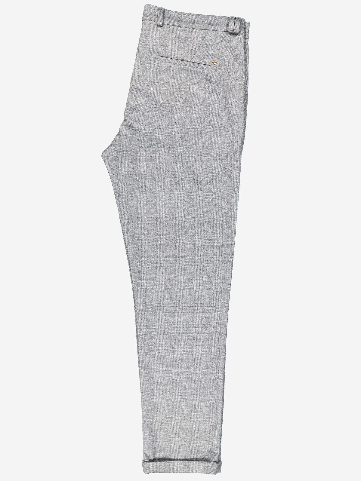 emilio adani Stoffhose Herren Hose, Silbergrau